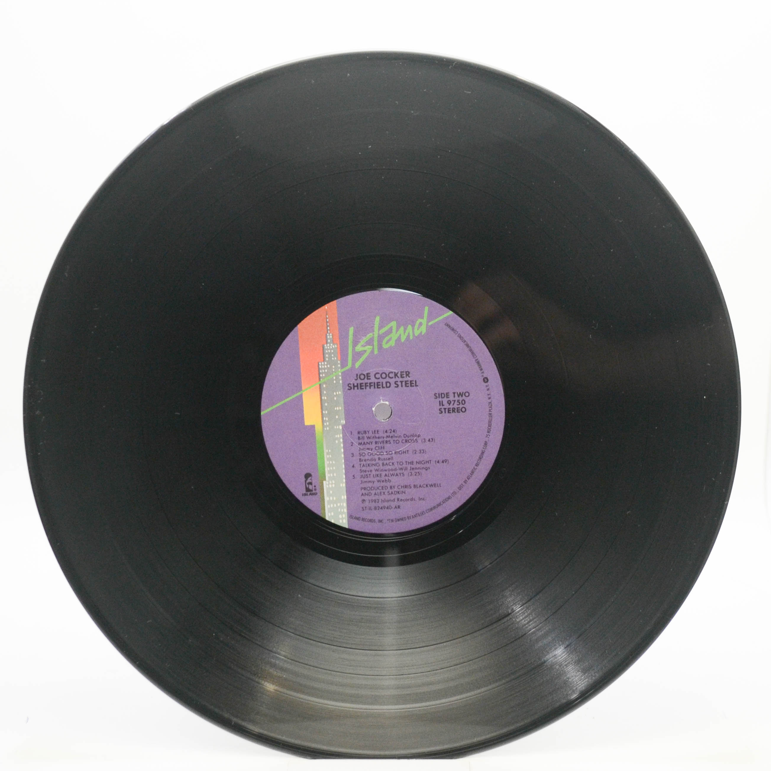 Joe Cocker — Sheffield Steel (USA), 1982