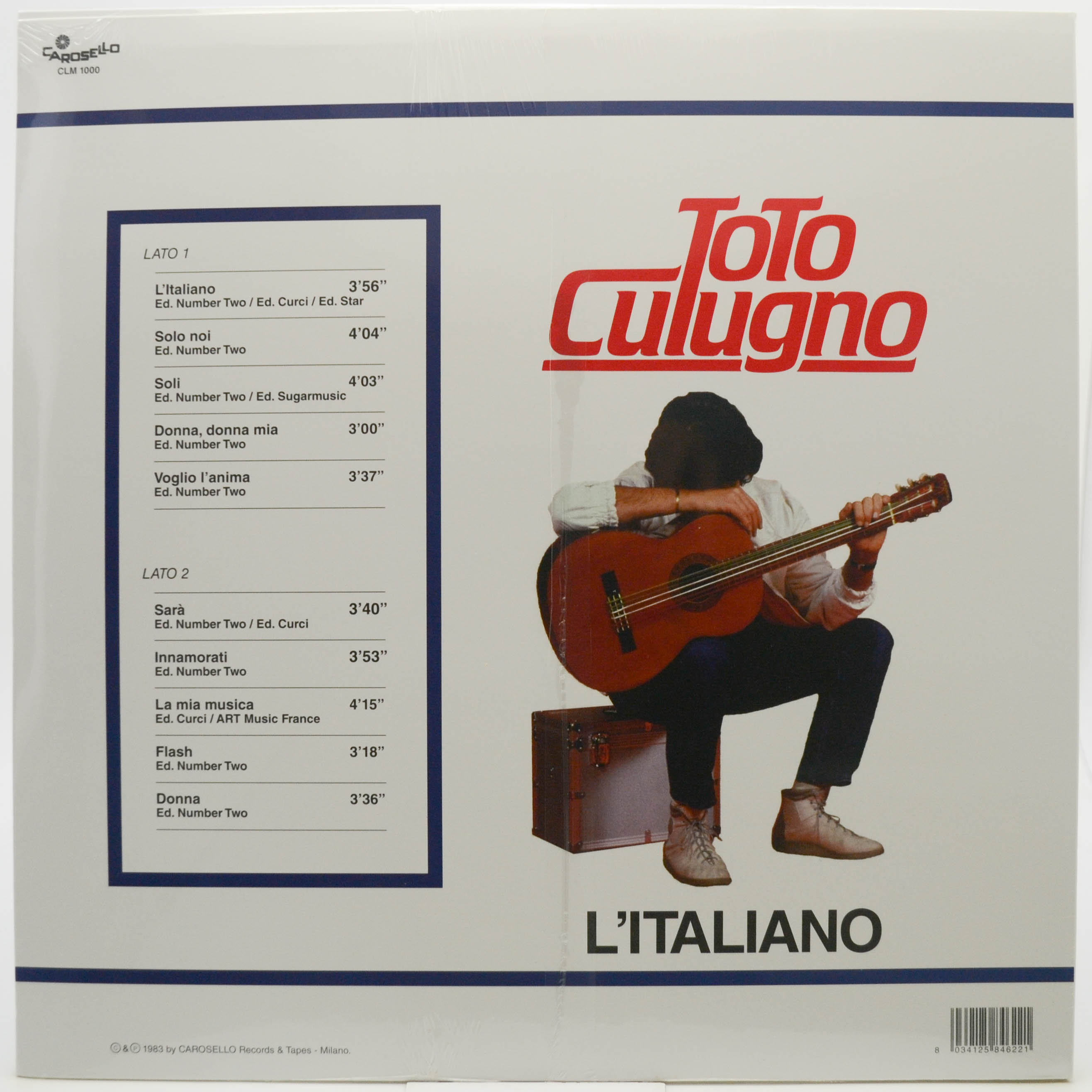 Toto Cutugno — L'Italiano (Italy), 1983