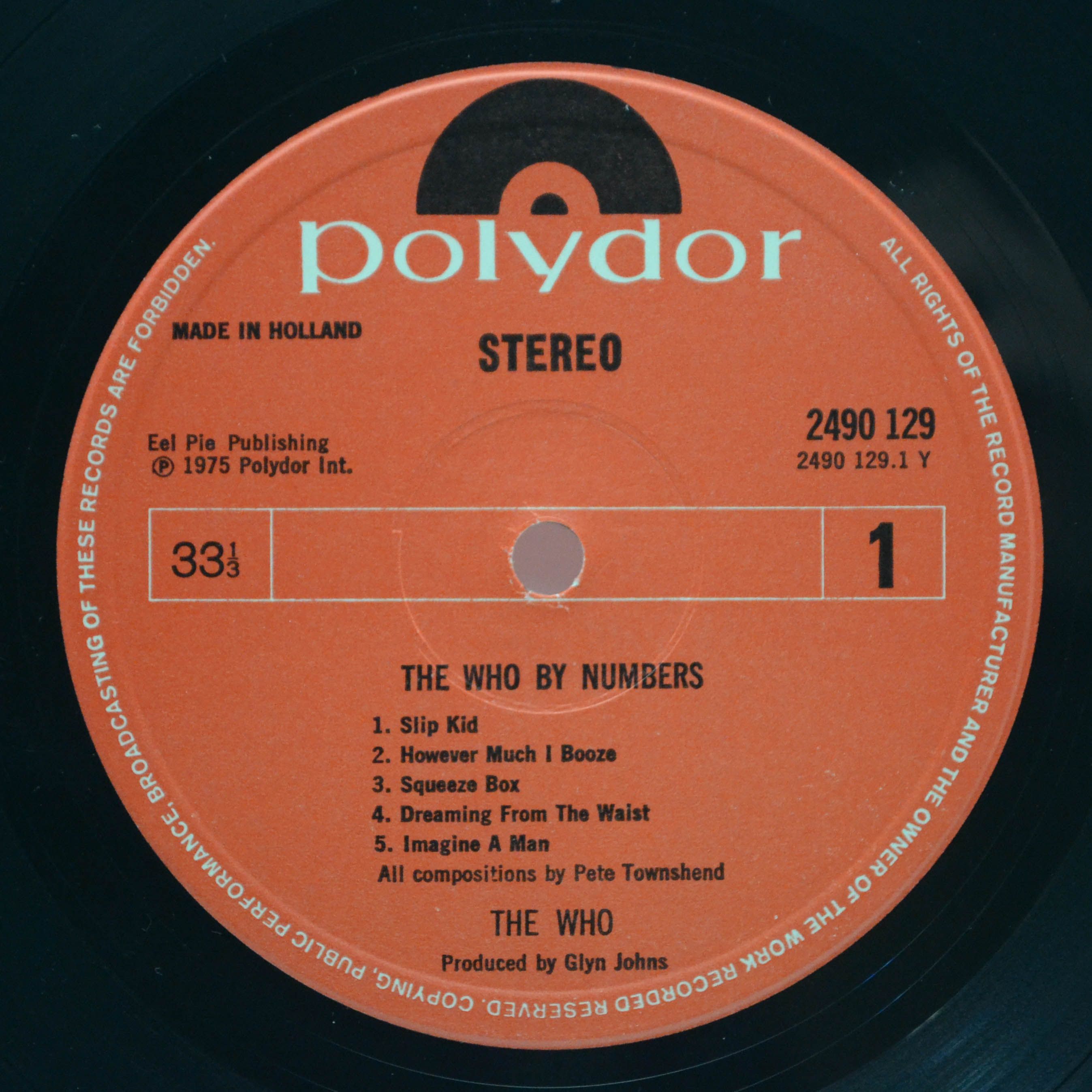 Who — The Who By Numbers, 1975