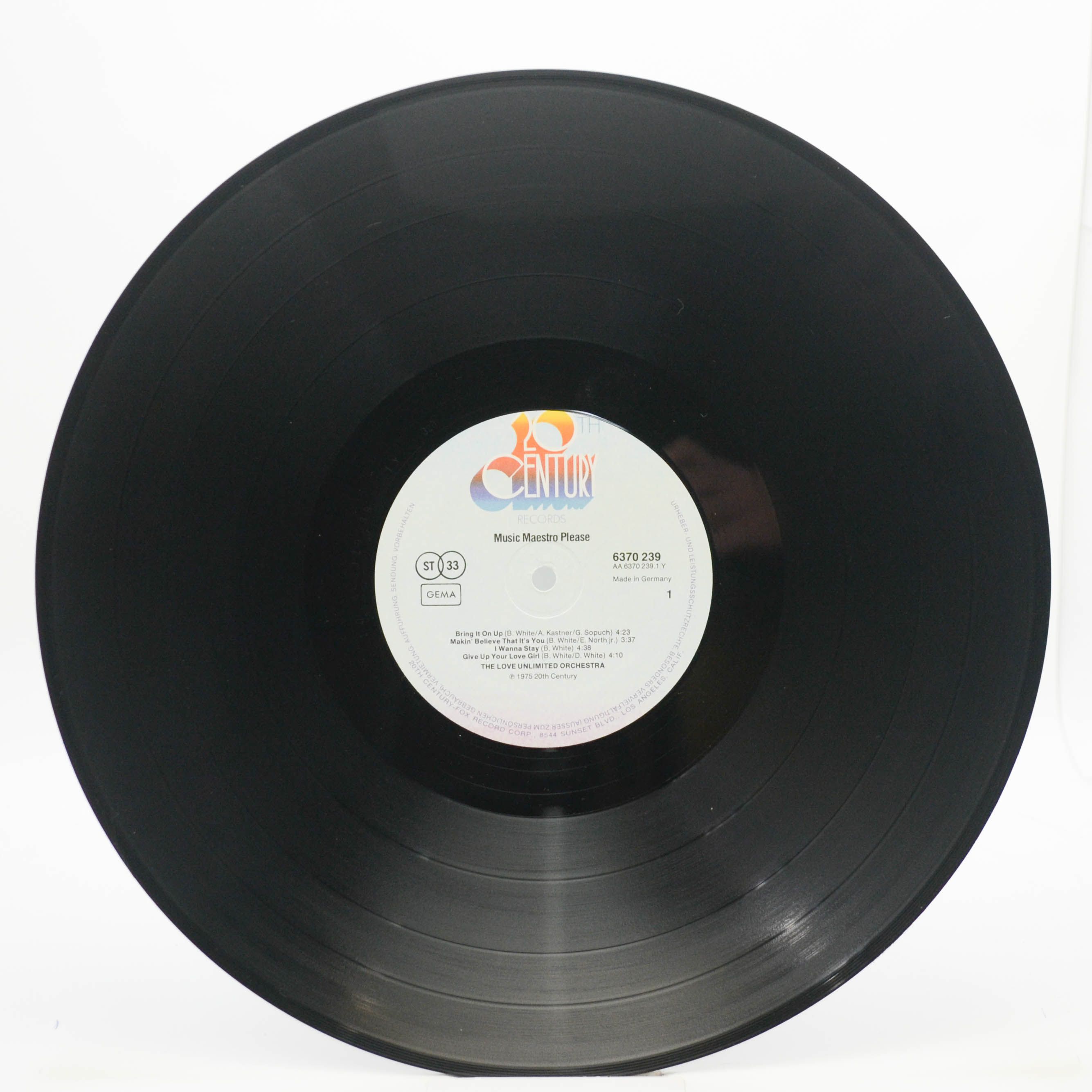 Love Unlimited Orchestra — Music Maestro Please, 1975