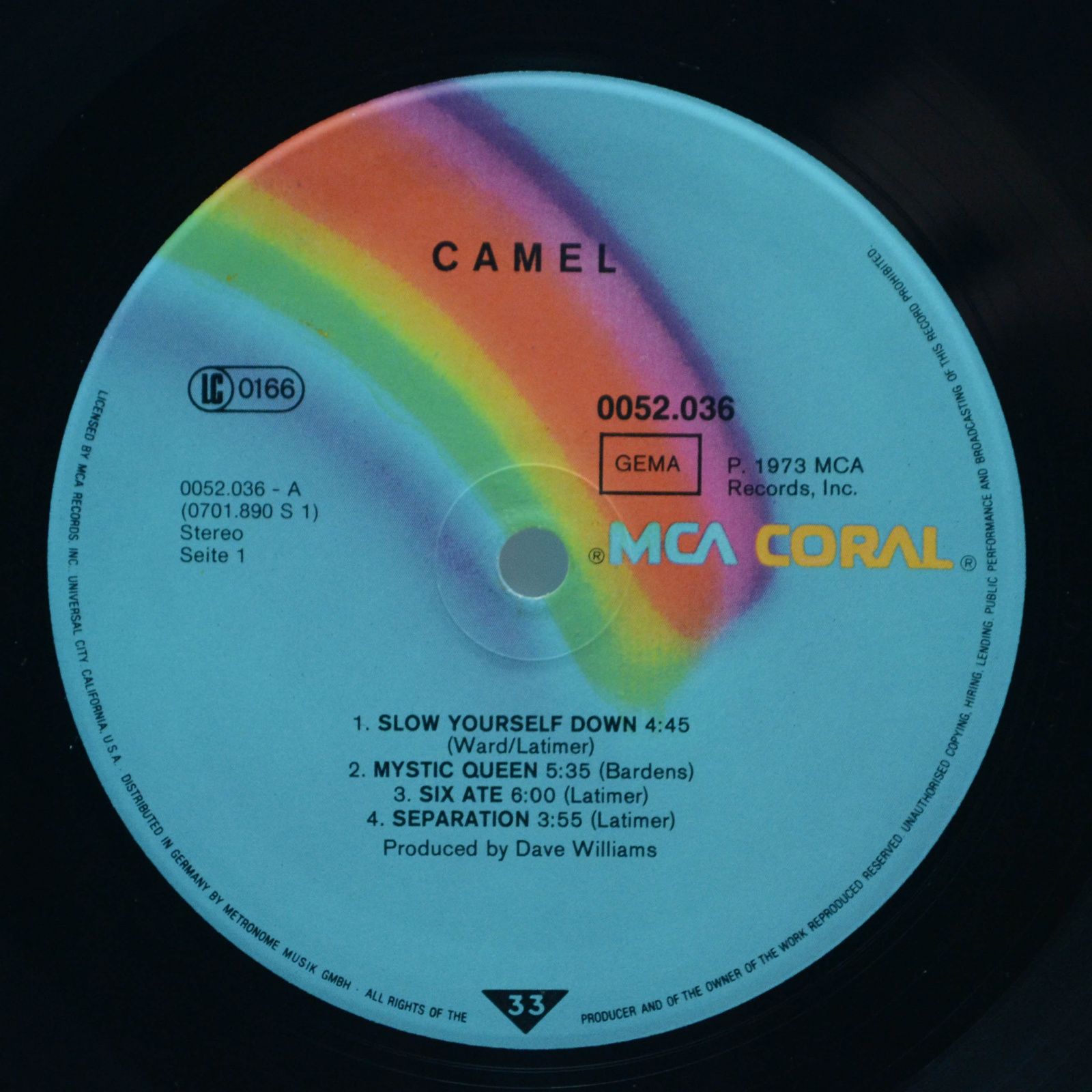 Camel — Camel, 1973