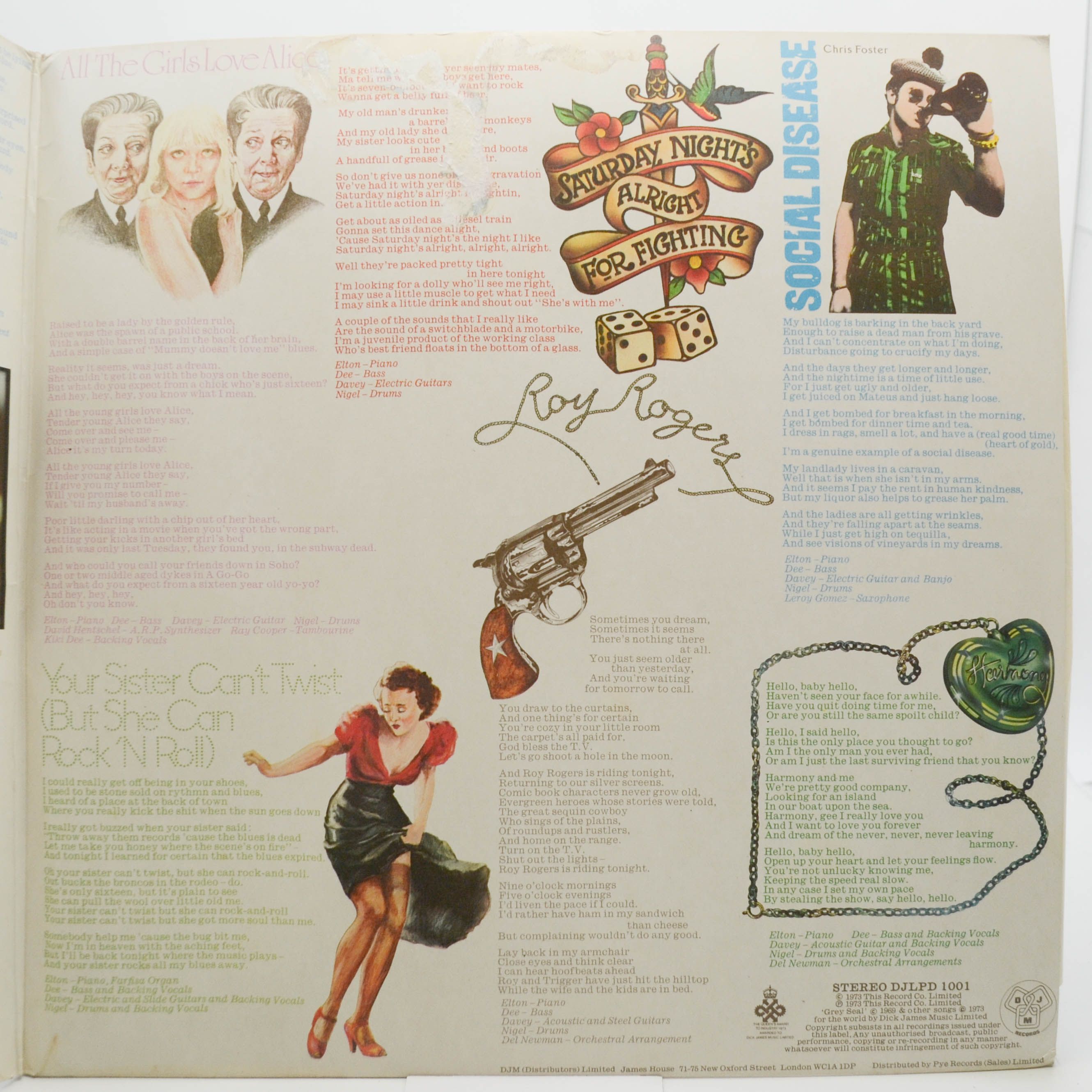 Elton John — Goodbye Yellow Brick Road (2LP, UK), 1973