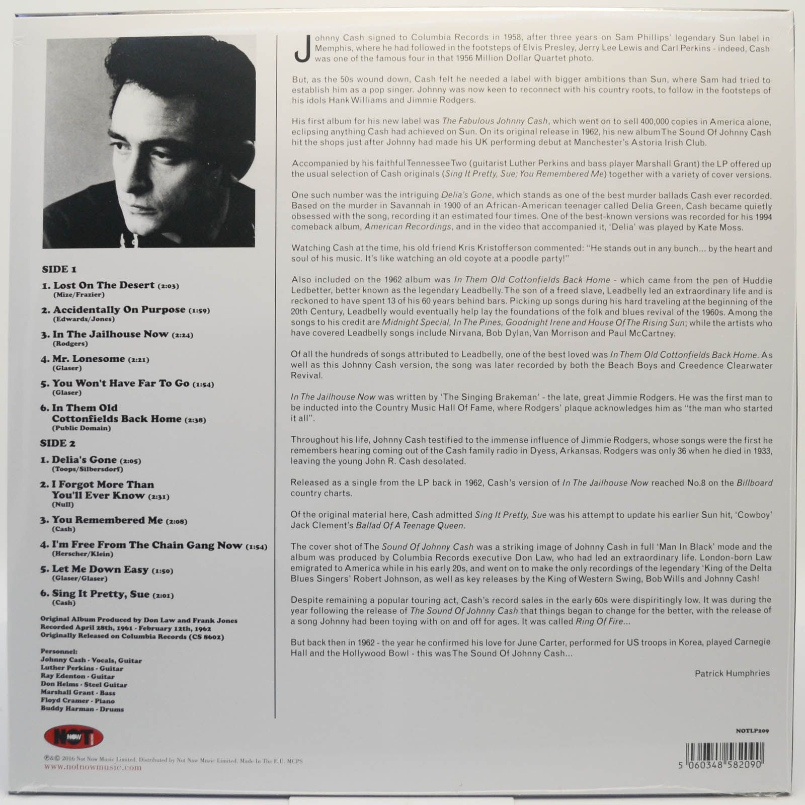 Johnny Cash — The Sound Of Johnny Cash, 1962