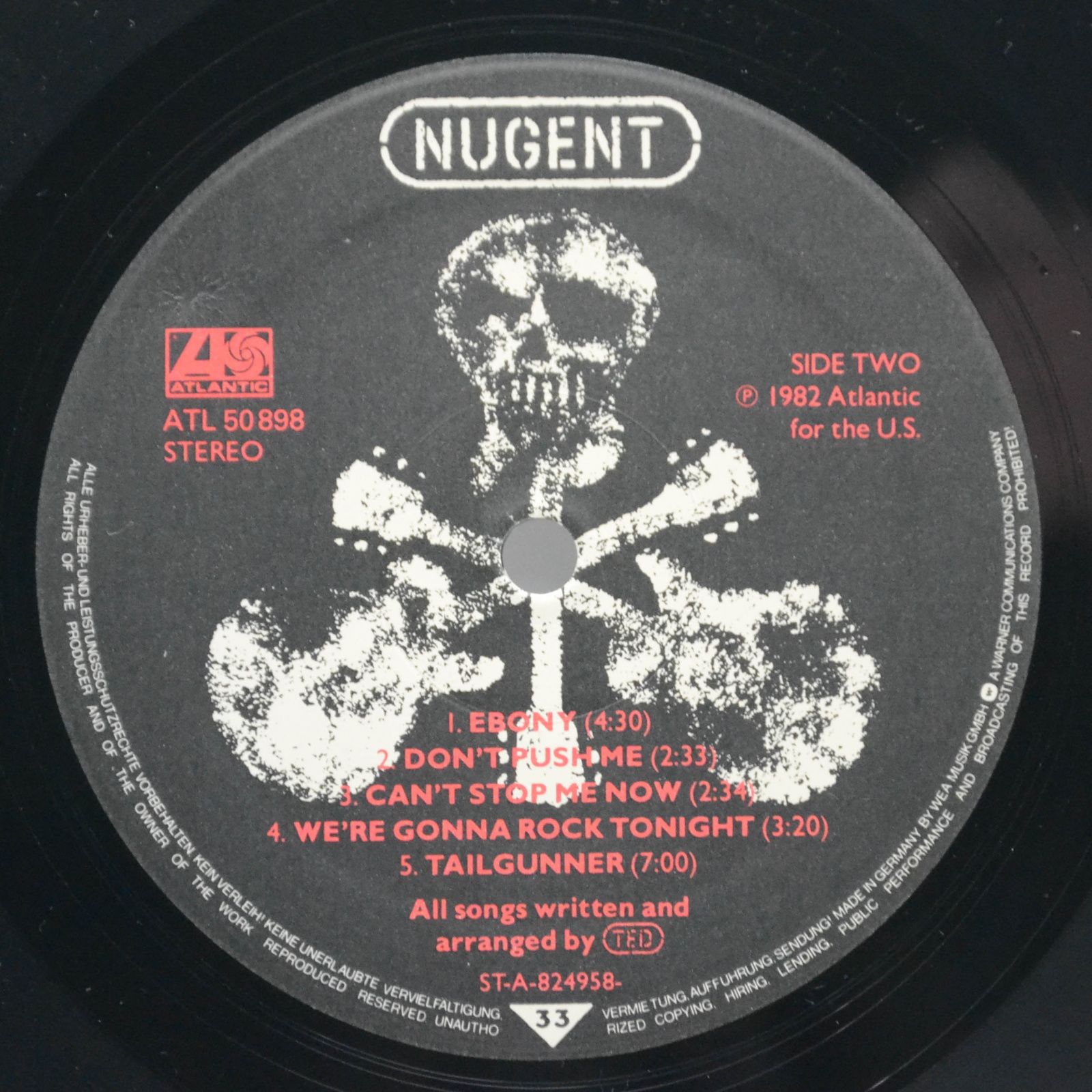 Ted Nugent — Nugent, 1982
