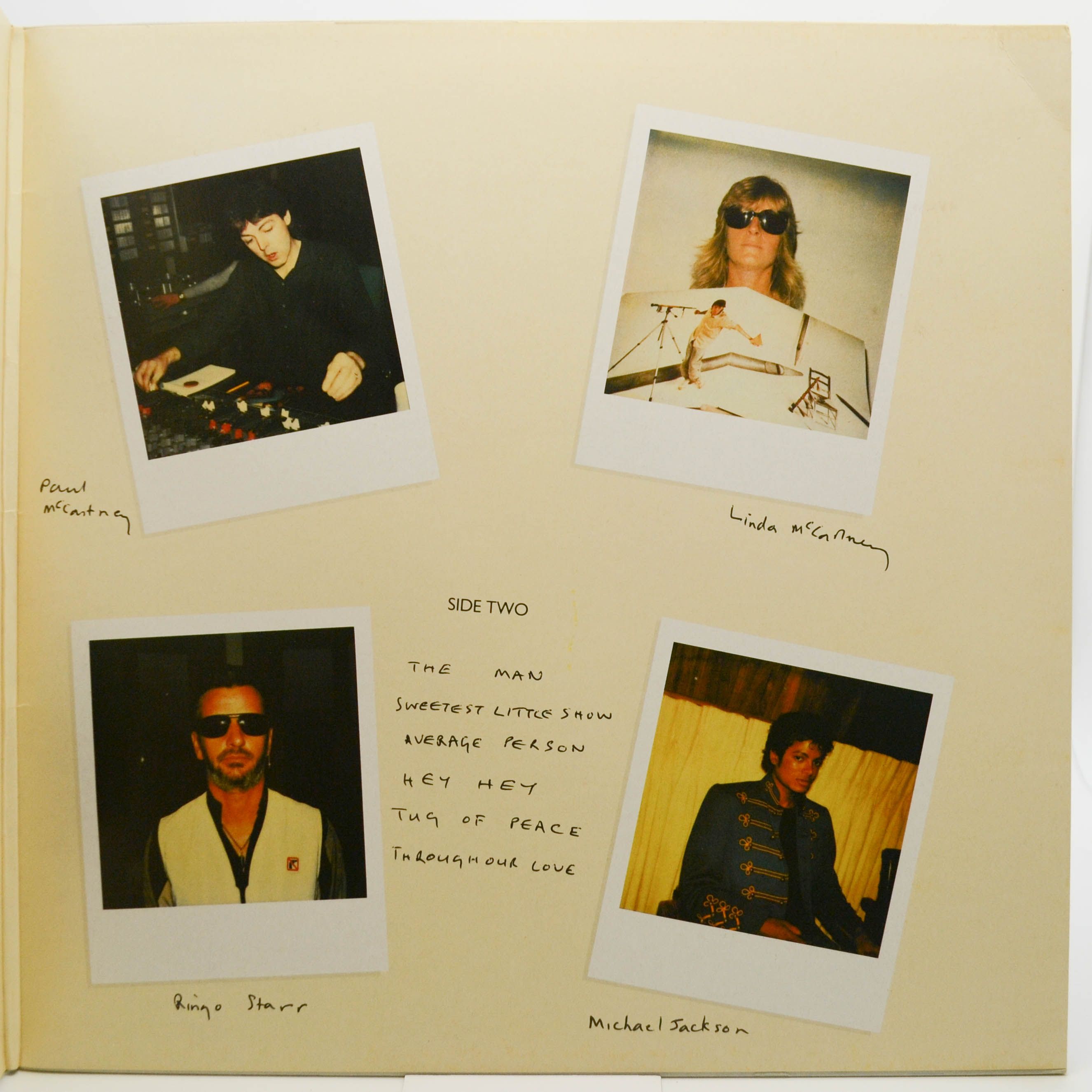 Paul McCartney — Pipes Of Peace, 1983