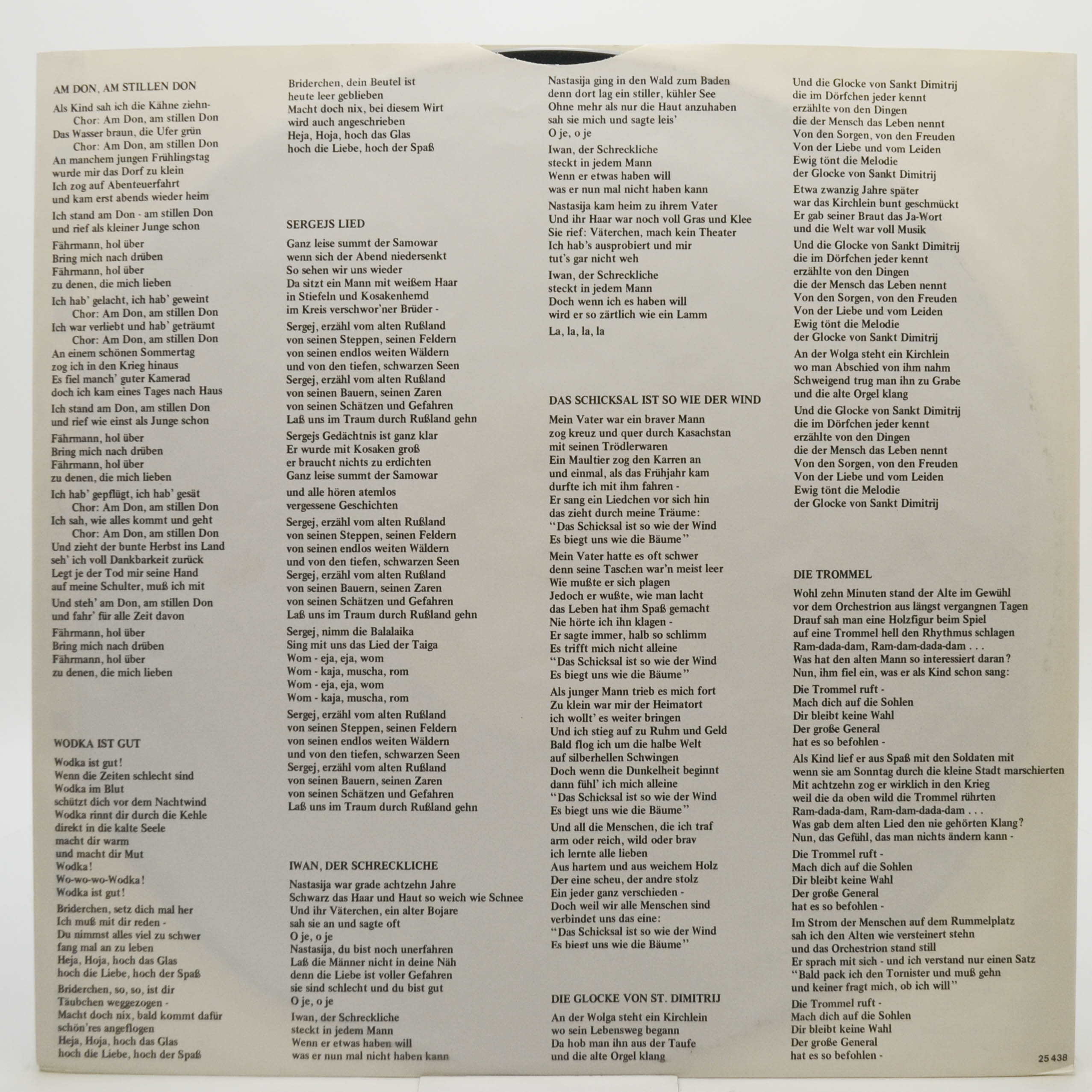 Ivan Rebroff — Taiga-Träume (Neue Lieder Und Geschichten Aus Dem Alten Rußland), 1983