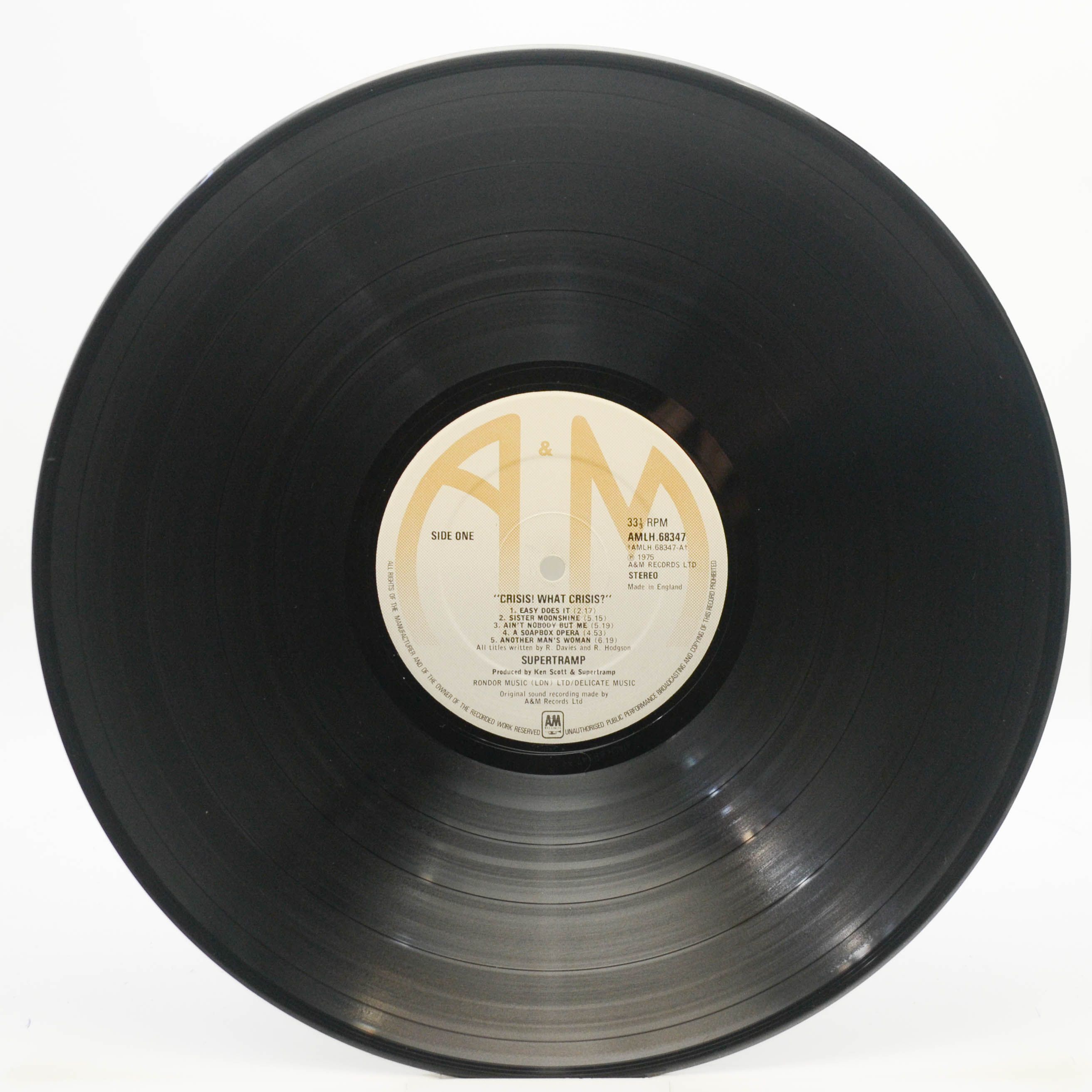 Supertramp — Crisis? What Crisis? (1-st, UK), 1975