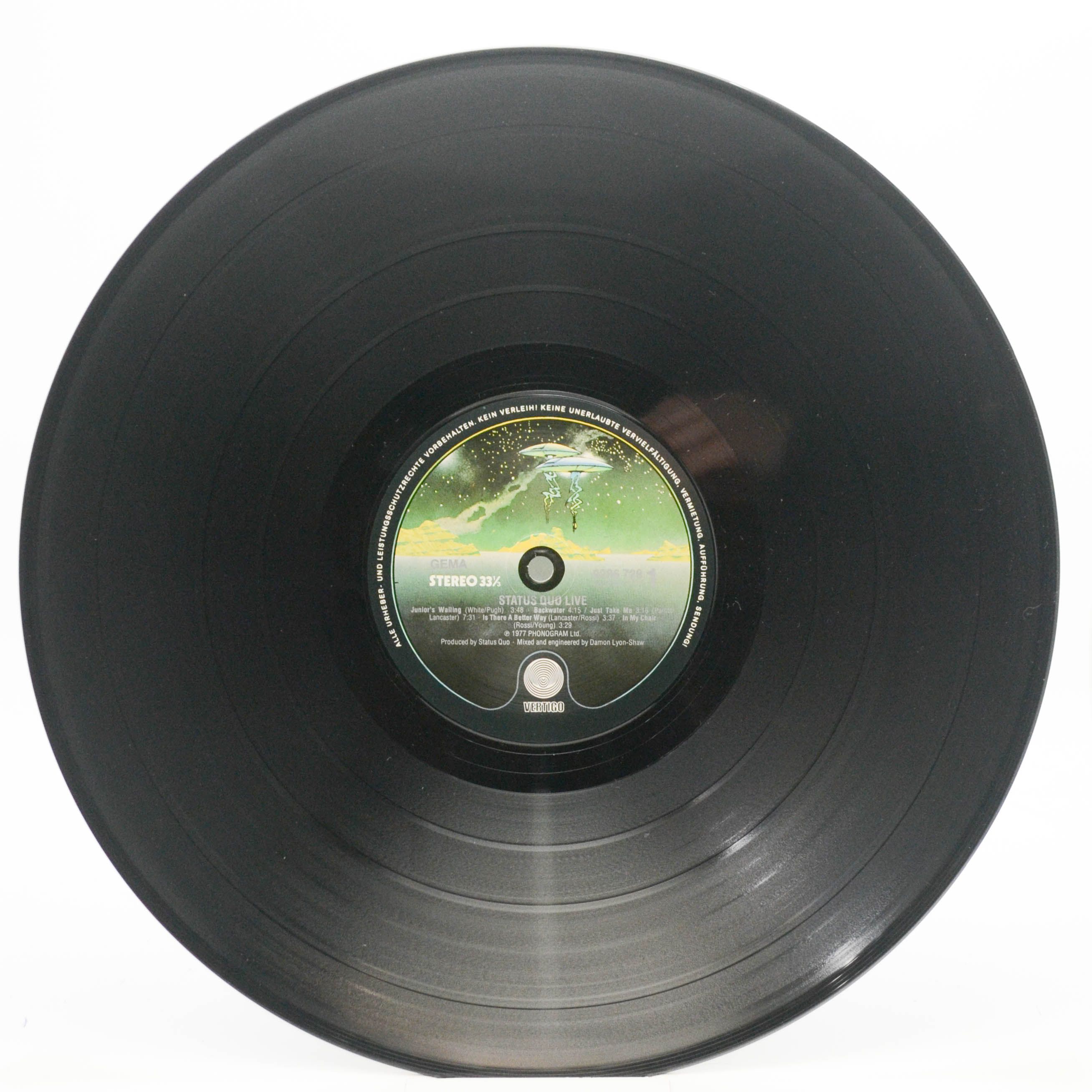 Status Quo — Live! (2LP, poster), 1977