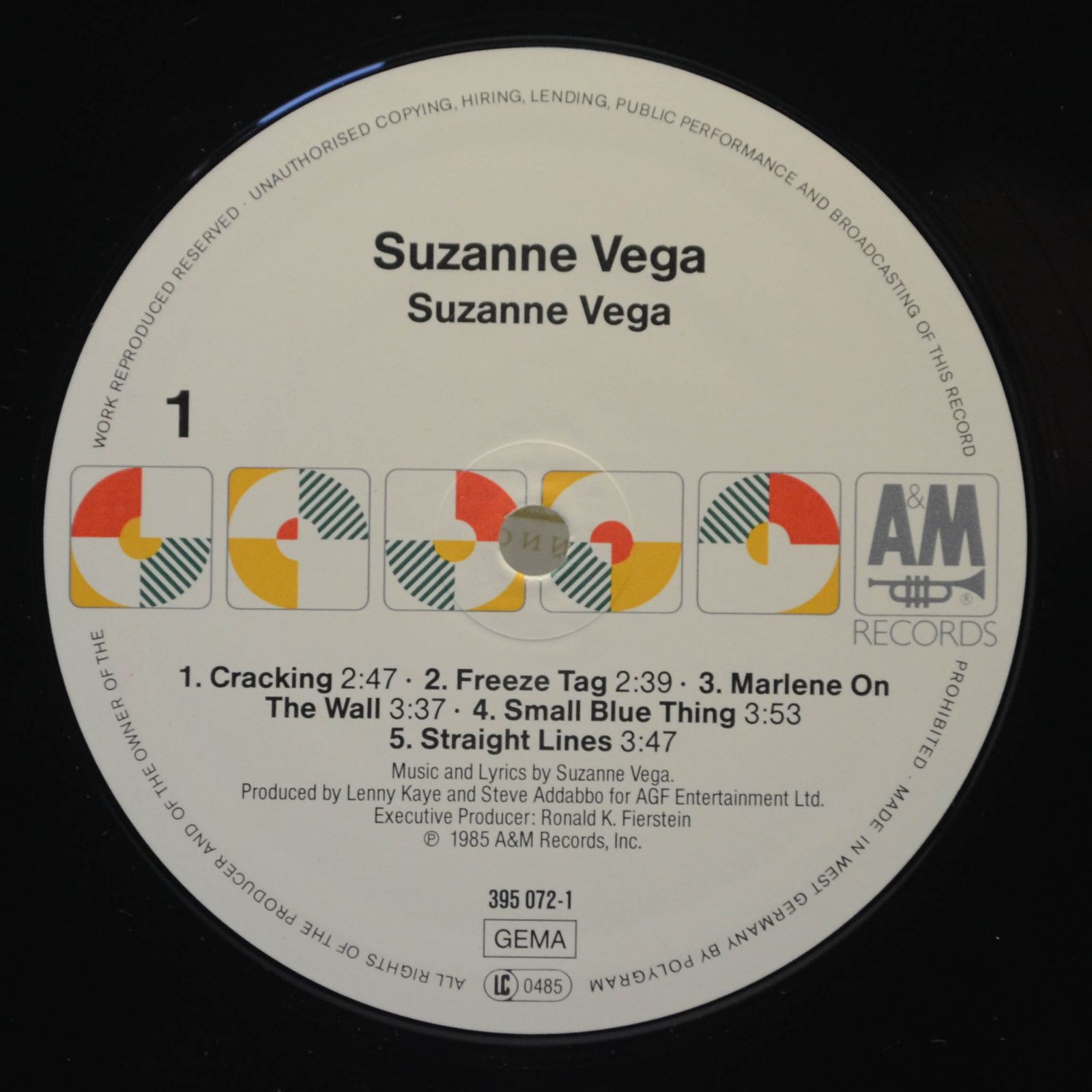Suzanne Vega — Suzanne Vega, 1985