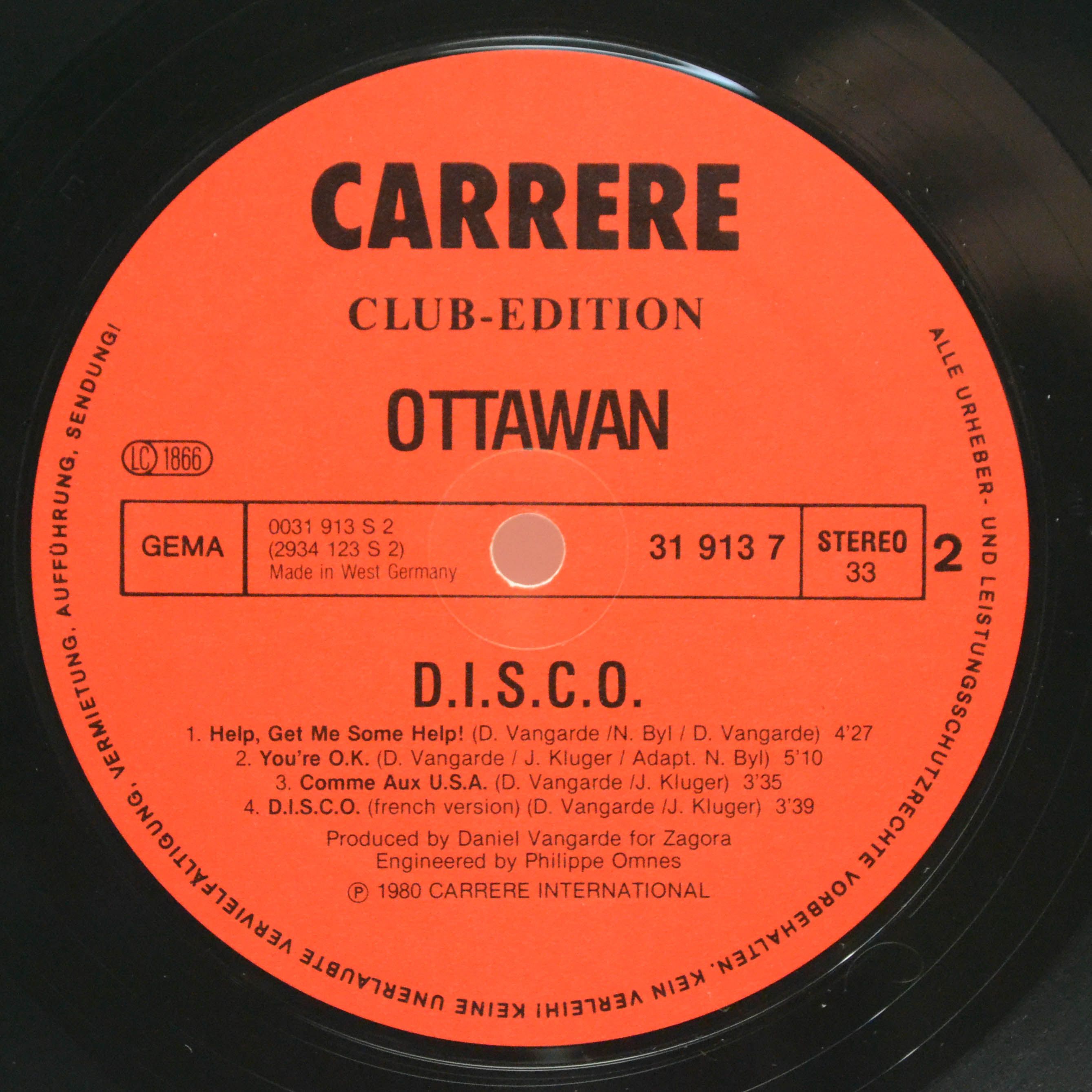 Ottawan — D.I.S.C.O., 1980
