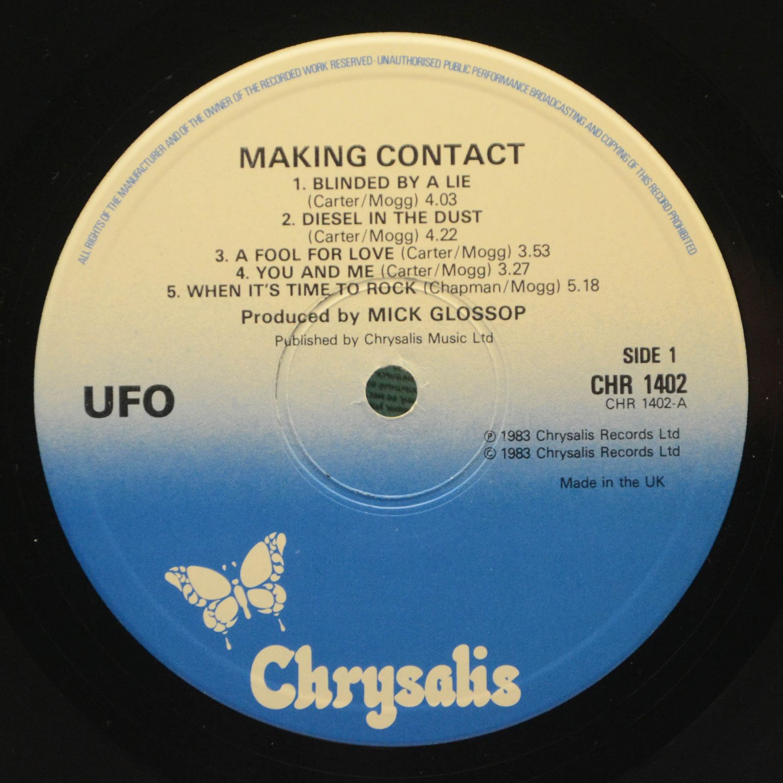 UFO — Making Contact (1-st, UK), 1983