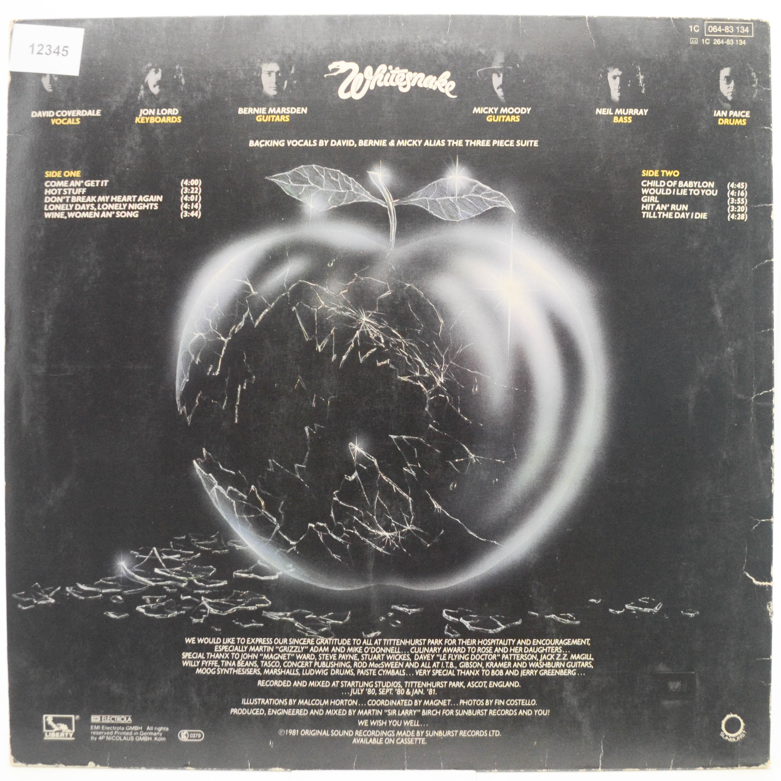 Whitesnake — Come An' Get It, 1981