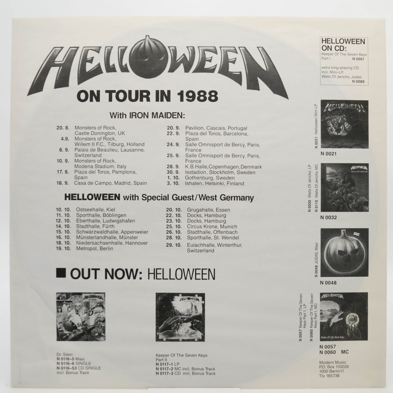 Helloween — Keeper Of The Seven Keys - Part II, 1988