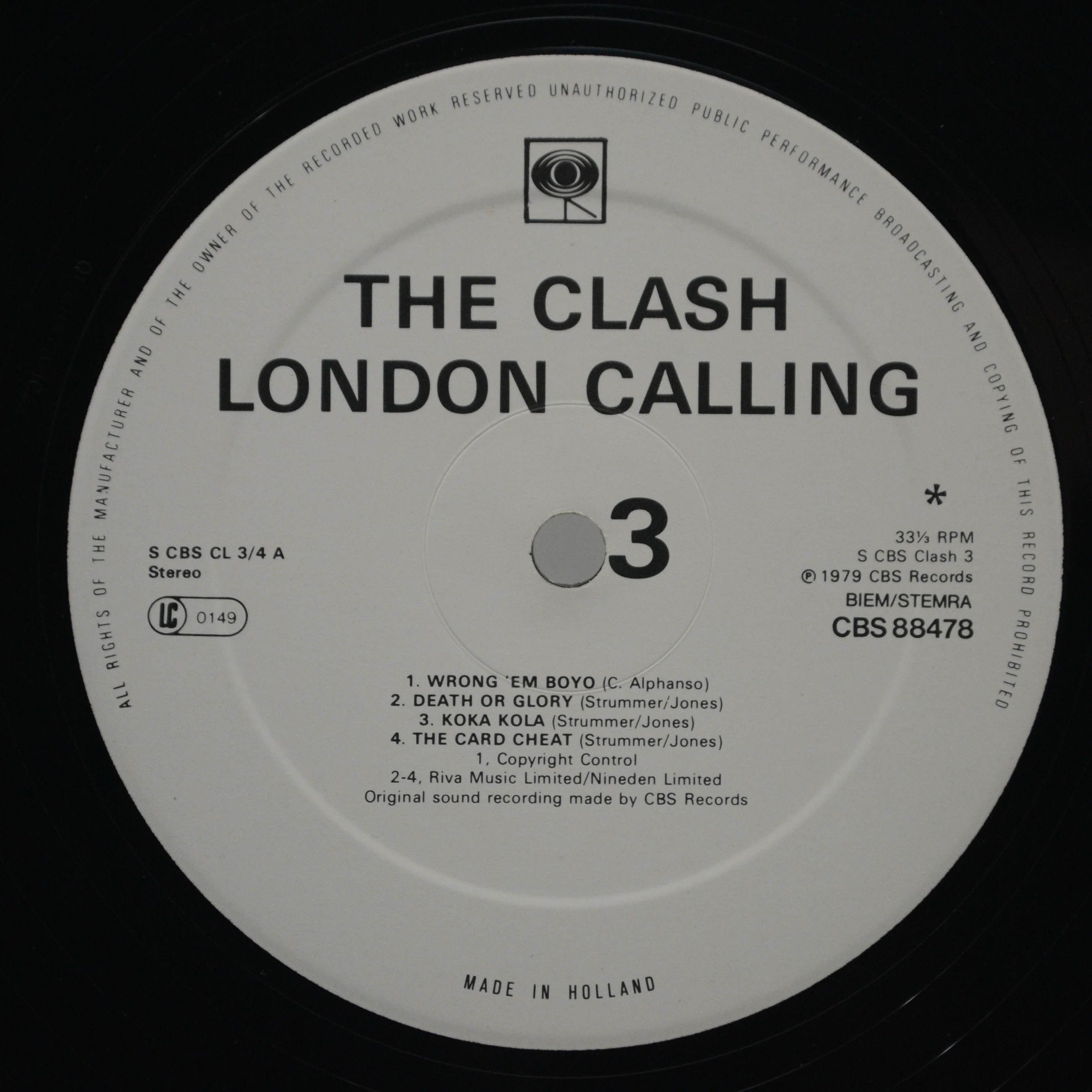 Clash — London Calling (2LP), 1979