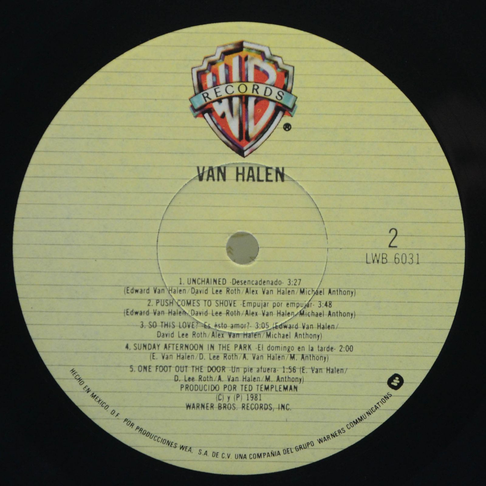 Van Halen — Fair Warning, 1981