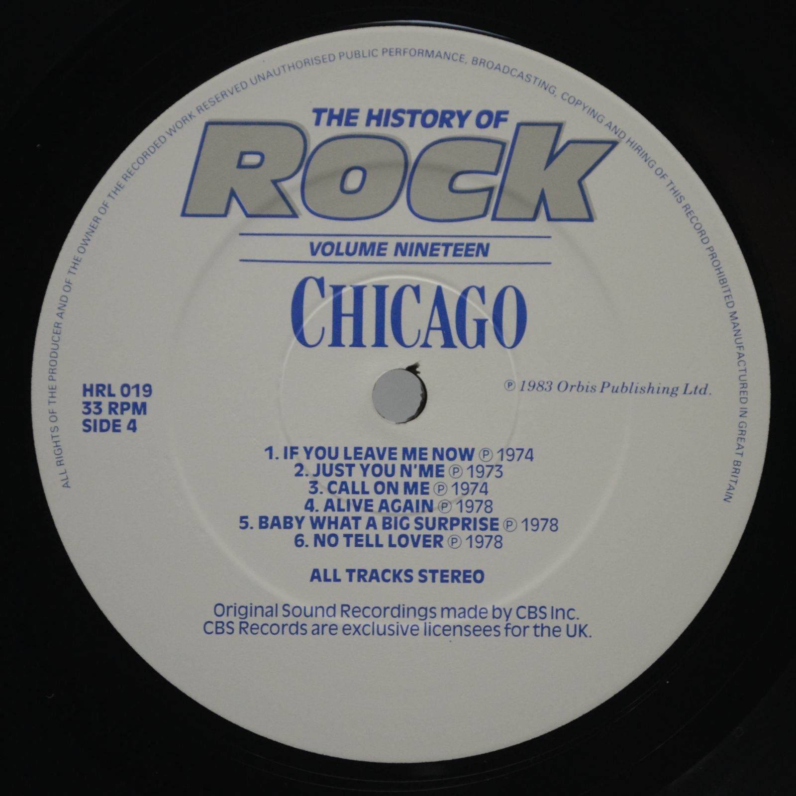 Elton John / Chicago — The History Of Rock (Volume Nineteen) (2LP, UK), 1983