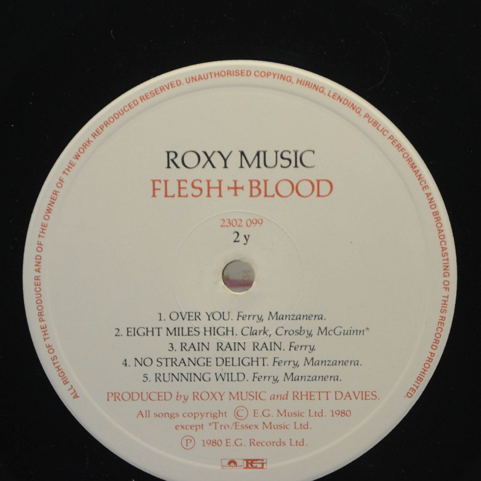 Roxy Music — Flesh + Blood, 1980