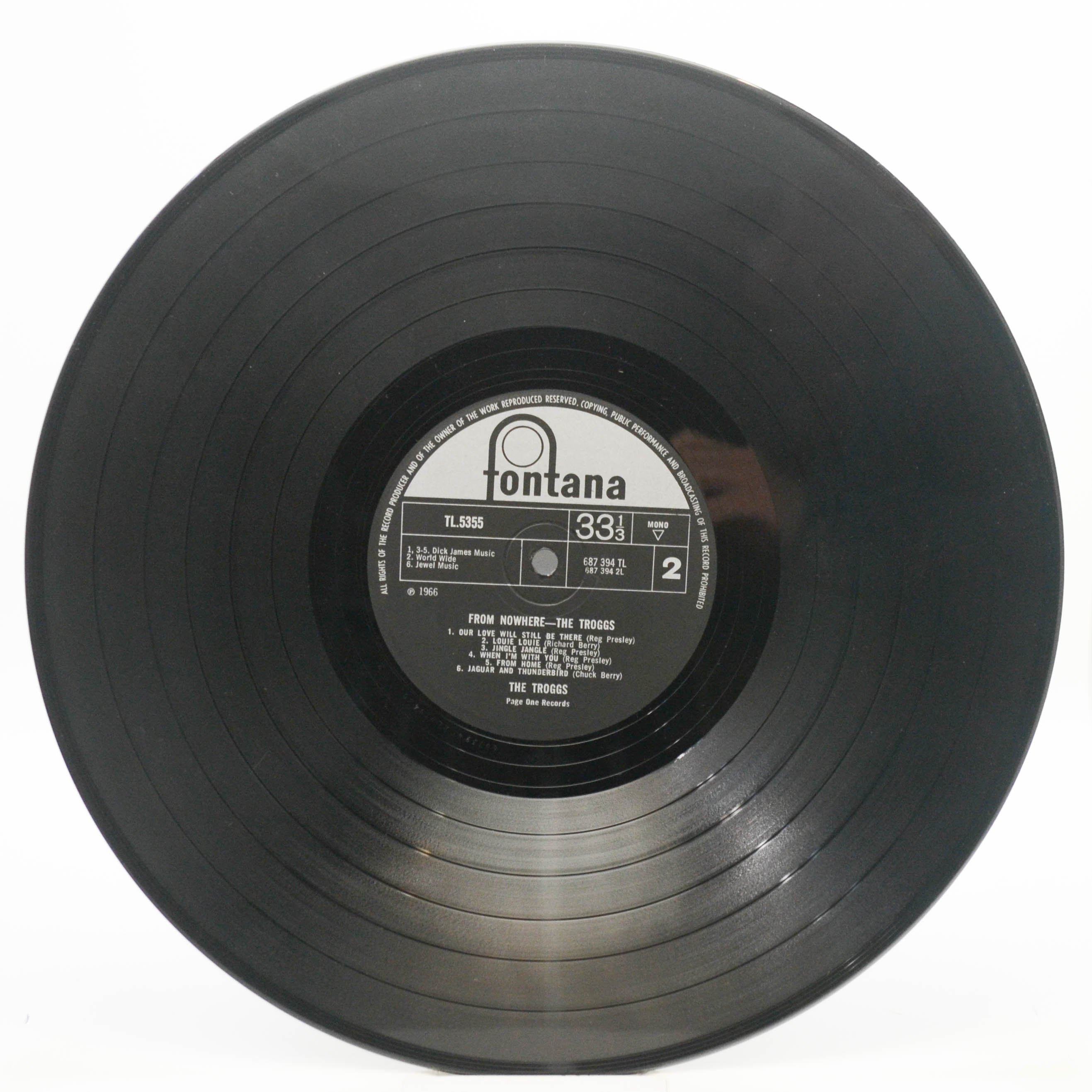 Troggs — From Nowhere (1-st, UK), 1966