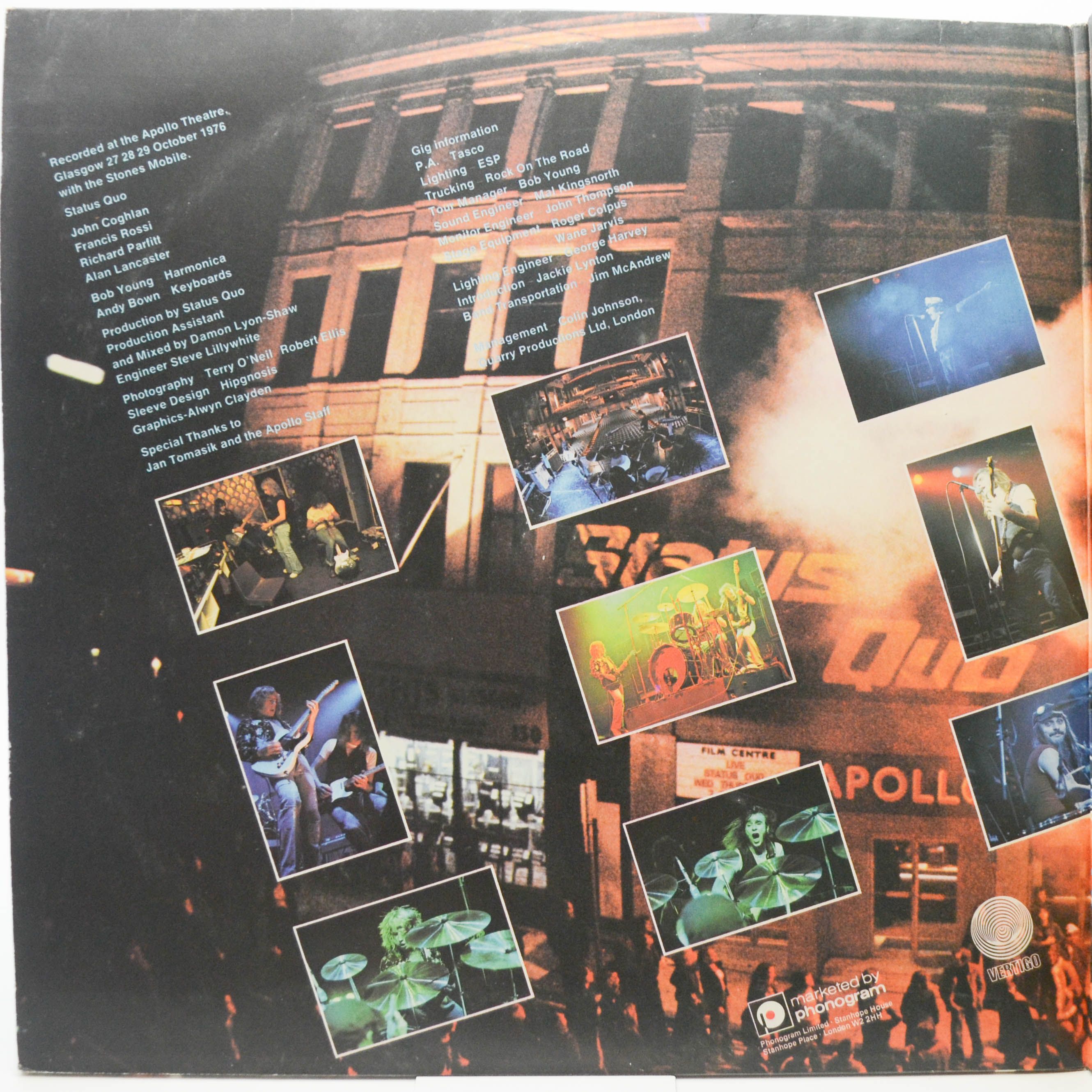 Status Quo — Live! (2LP, poster), 1977