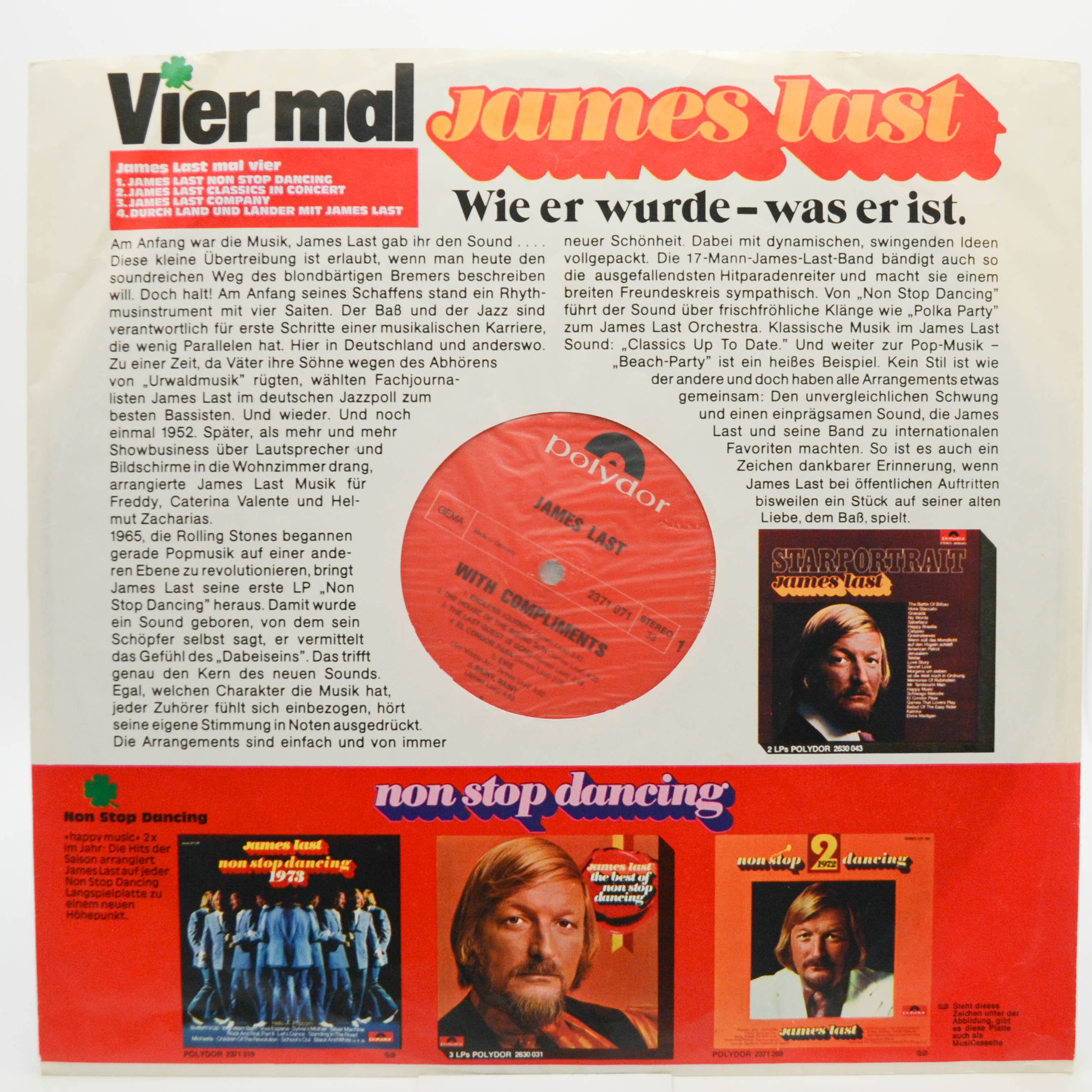 James Last — With Compliments, 1970