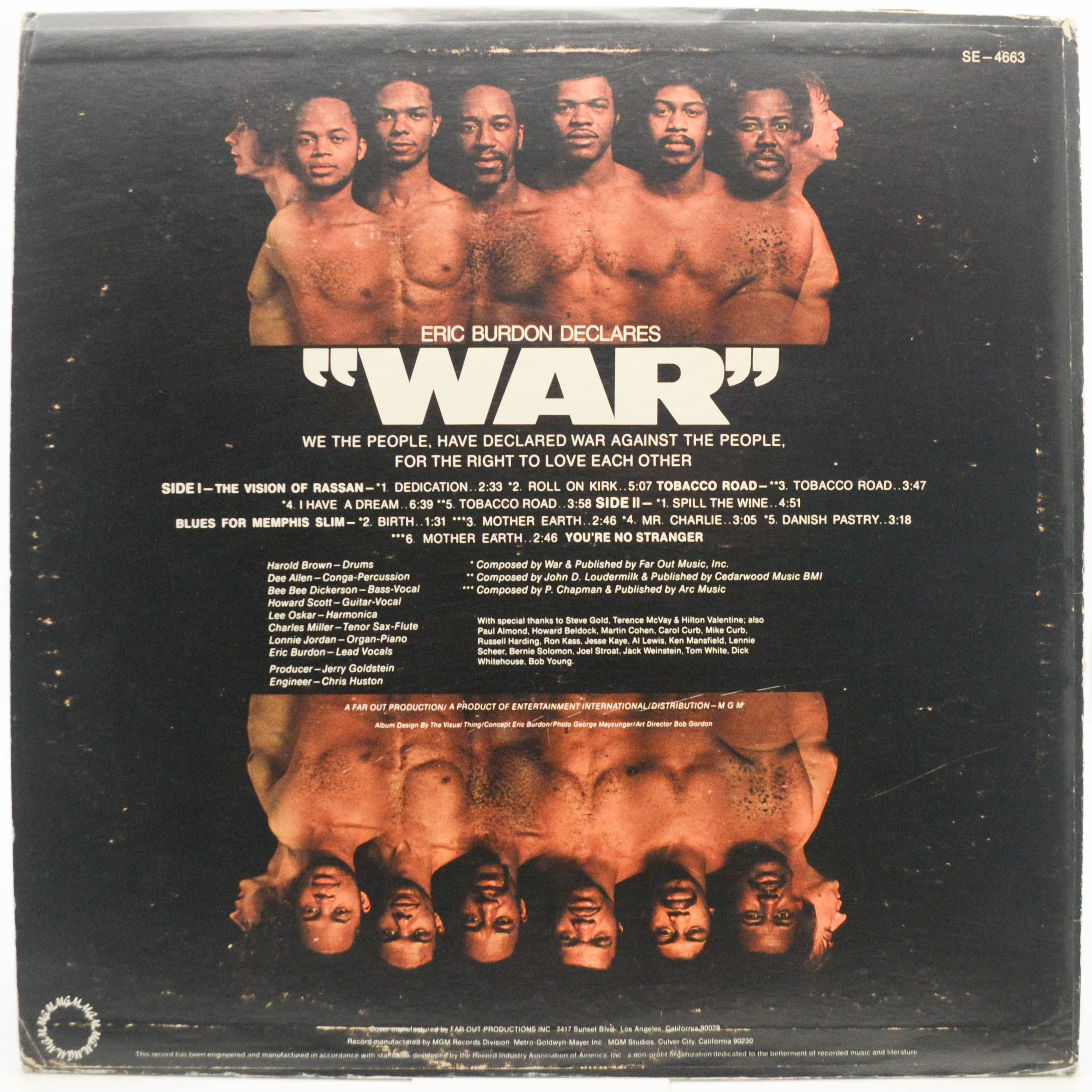 Eric Burdon & War — Eric Burdon Declares "War" (USA), 1970