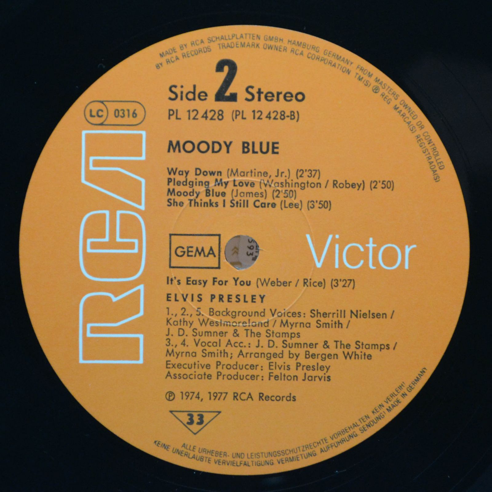 Elvis — Moody Blue, 1977