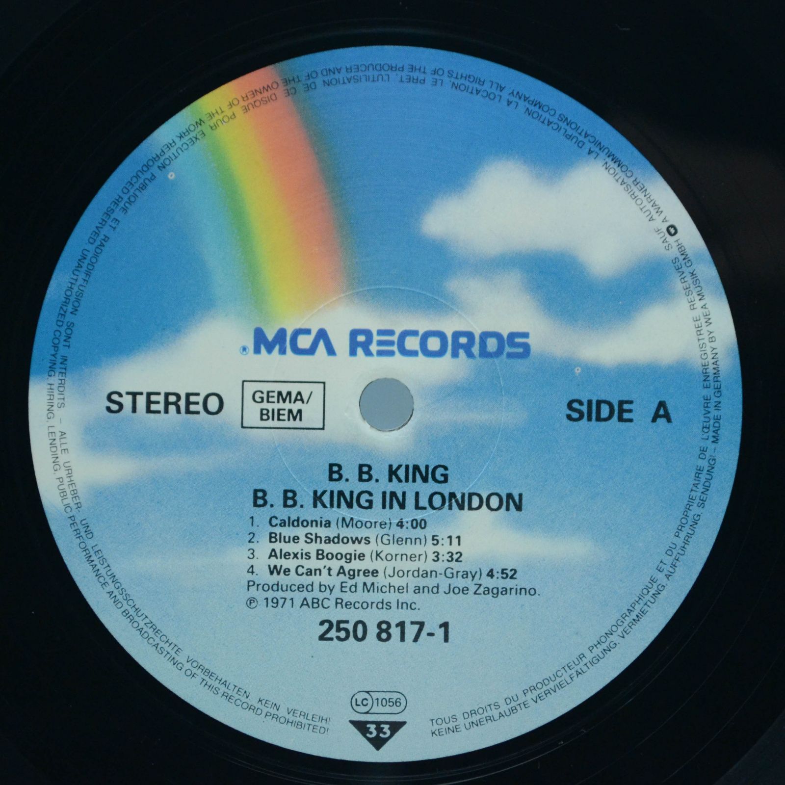 B.B. King — In London, 1971