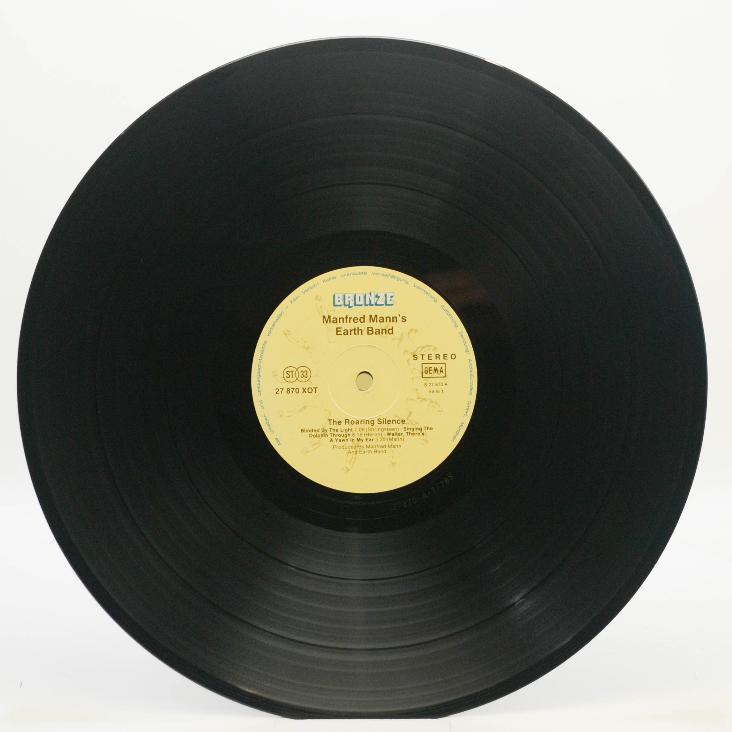 Виниловая пластинка Manfred Mann's Earth Band — The Roaring Silence, 1977