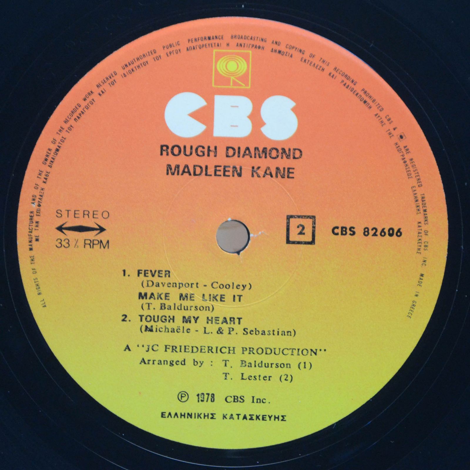 Madleen Kane — Rough Diamond, 1978