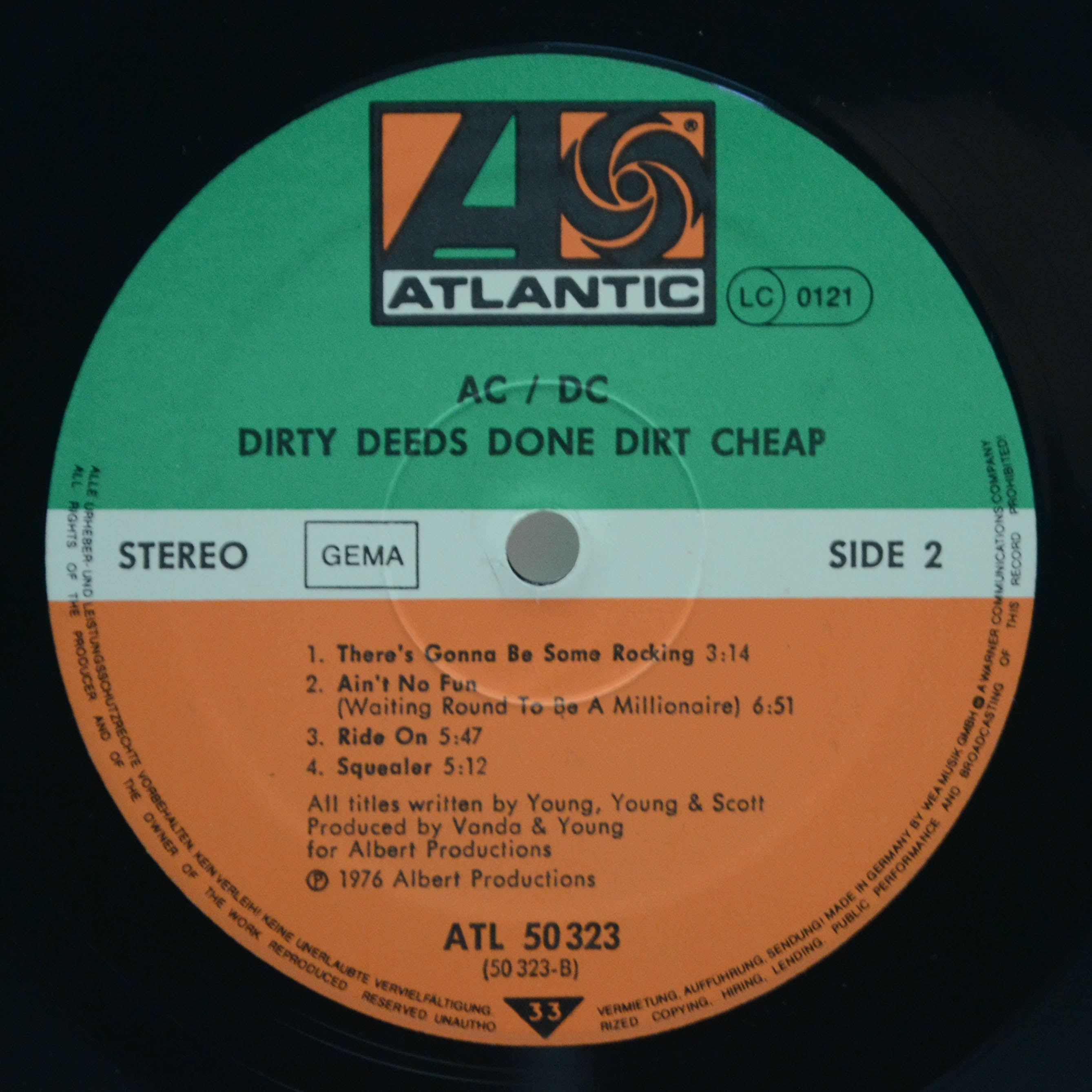 AC/DC — Dirty Deeds Done Dirt Cheap, 1976