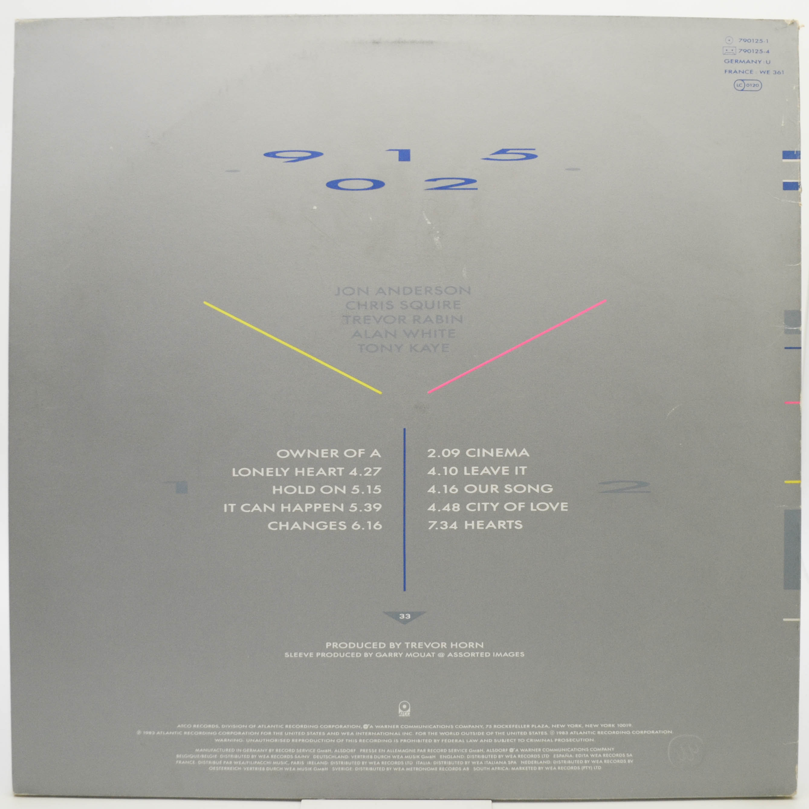 Yes — 90125, 1983
