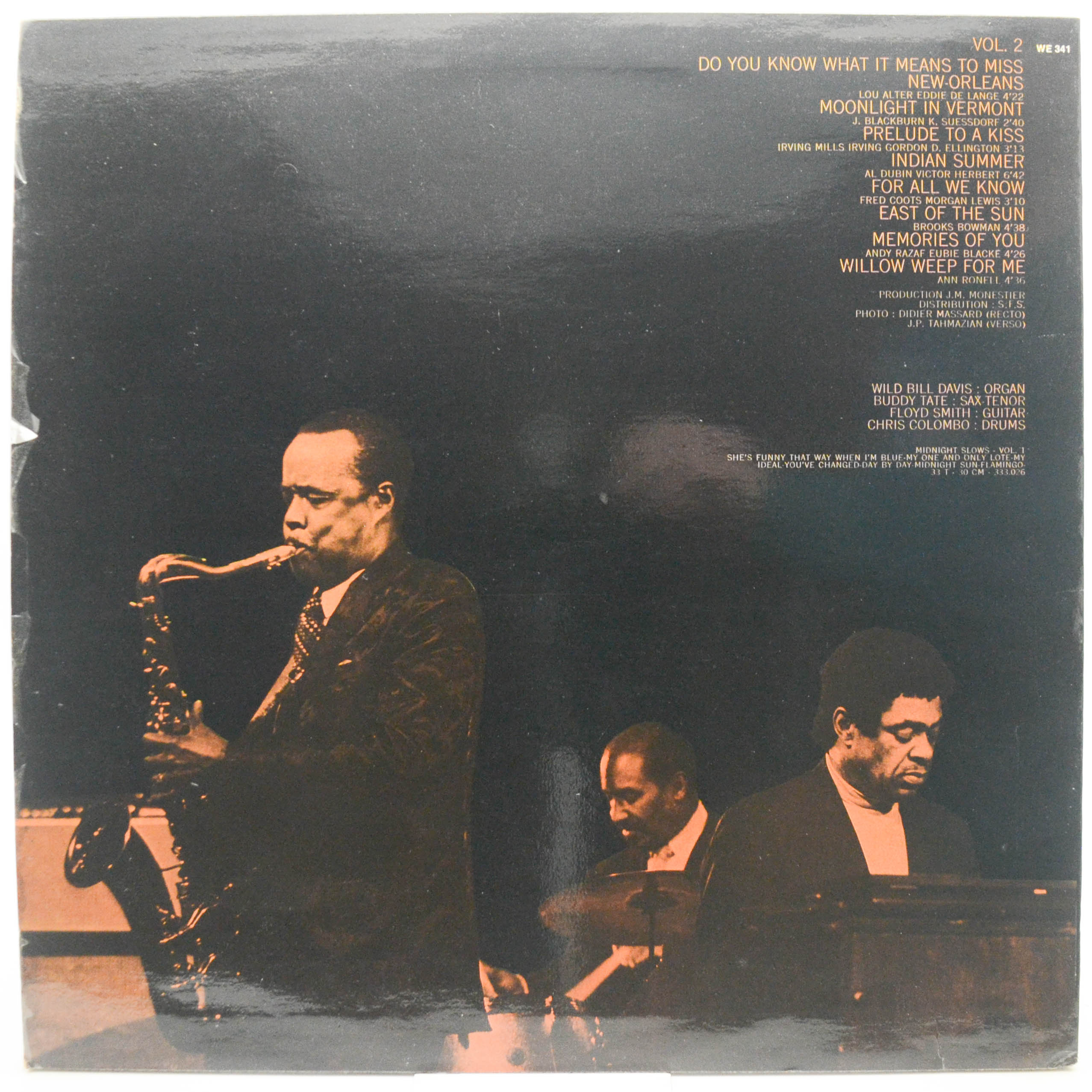 Buddy Tate, Wild Bill Davis — Midnight Slows Vol. 2, 1976
