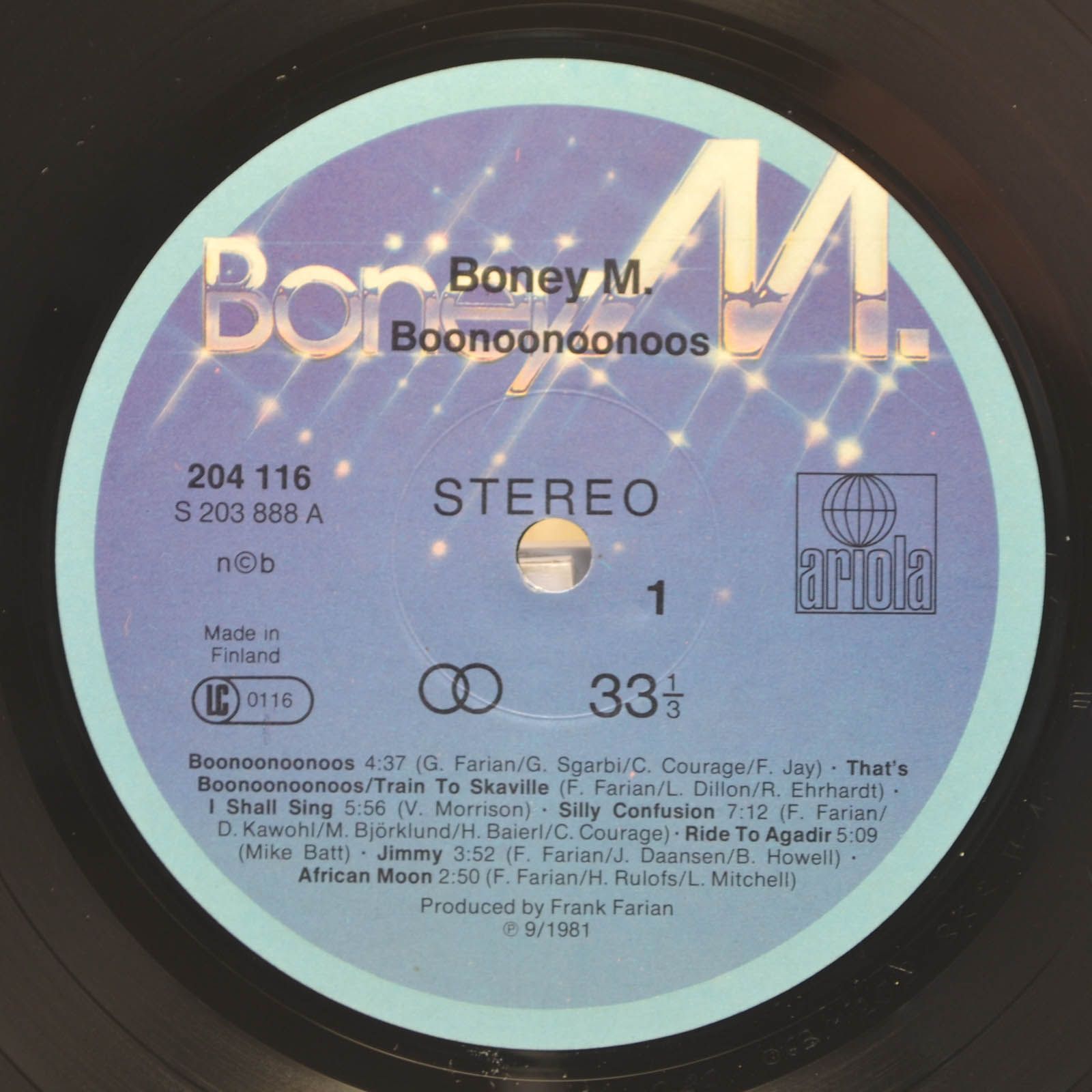 Boney M. — Boonoonoonoos, 1981
