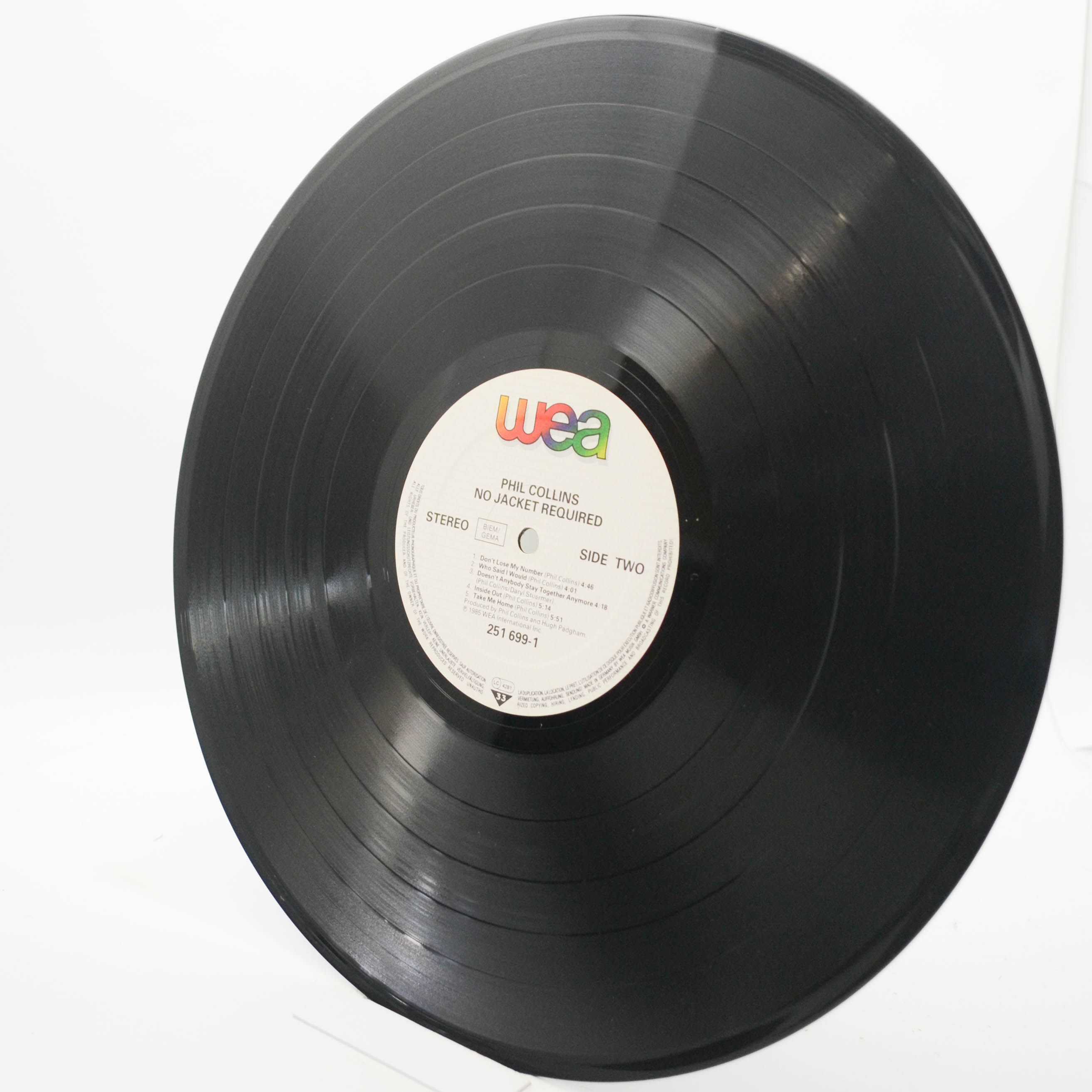 Phil Collins — No Jacket Required, 1985