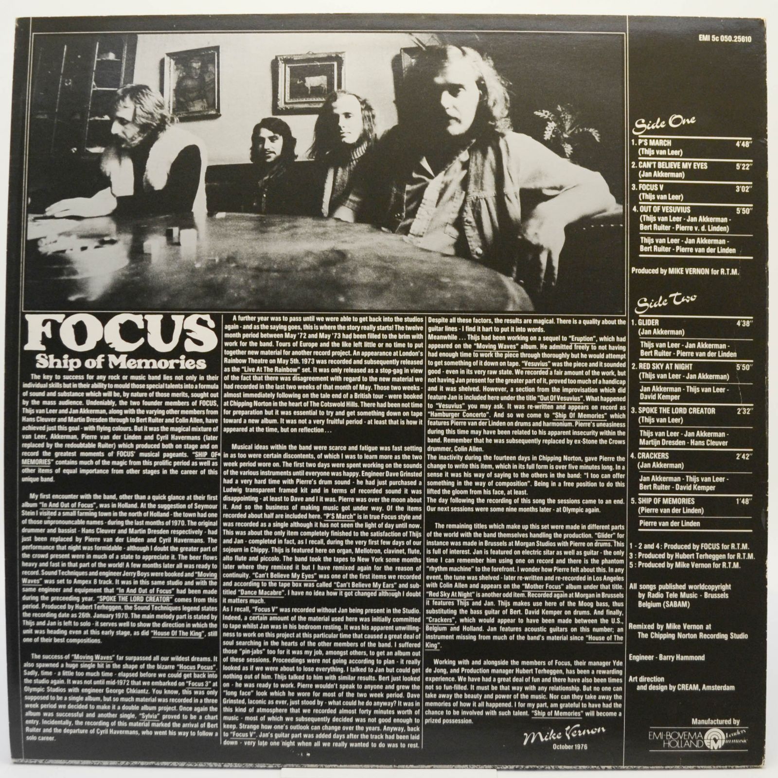 Focus — Ship Of Memories, 1976