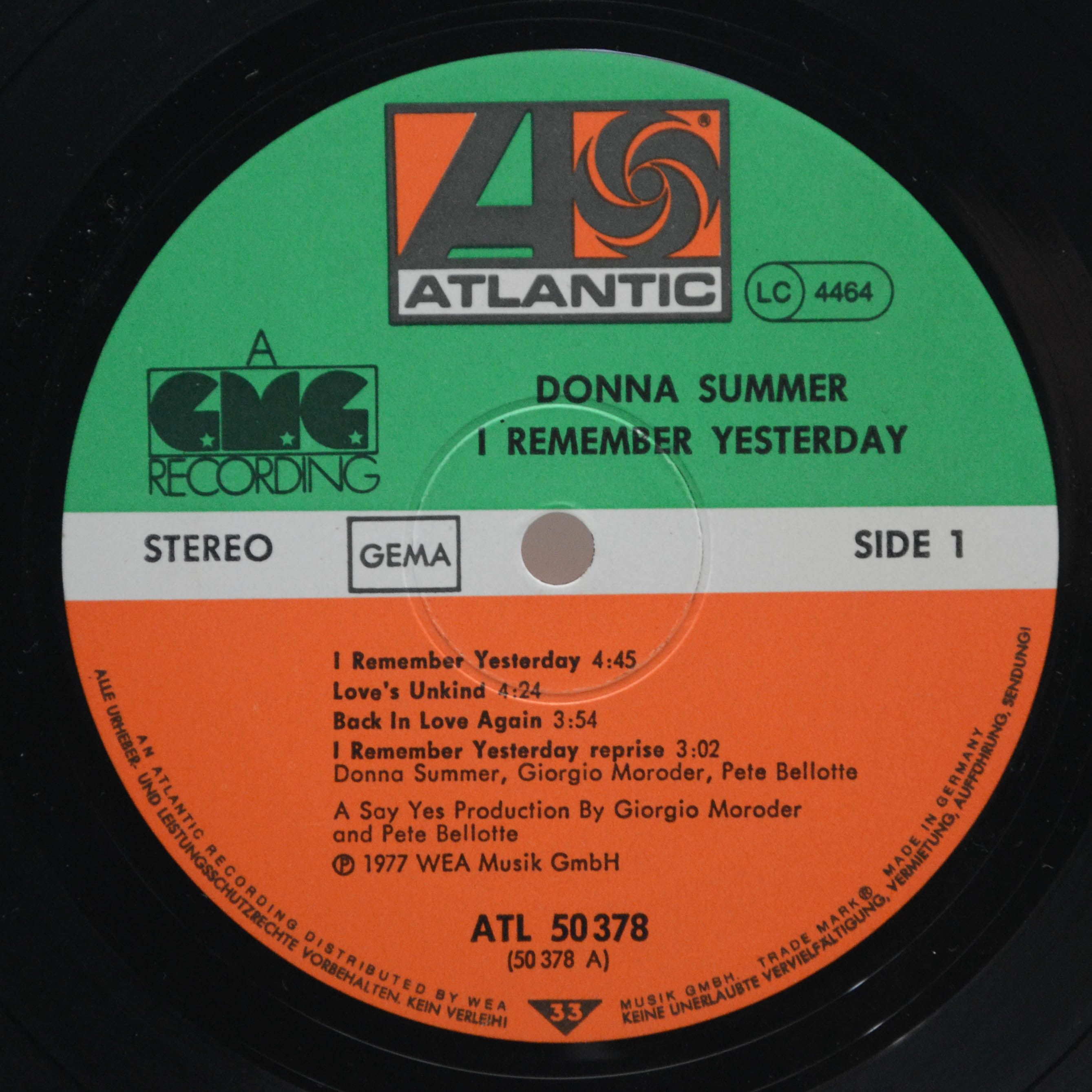 Donna Summer — I Remember Yesterday, 1977