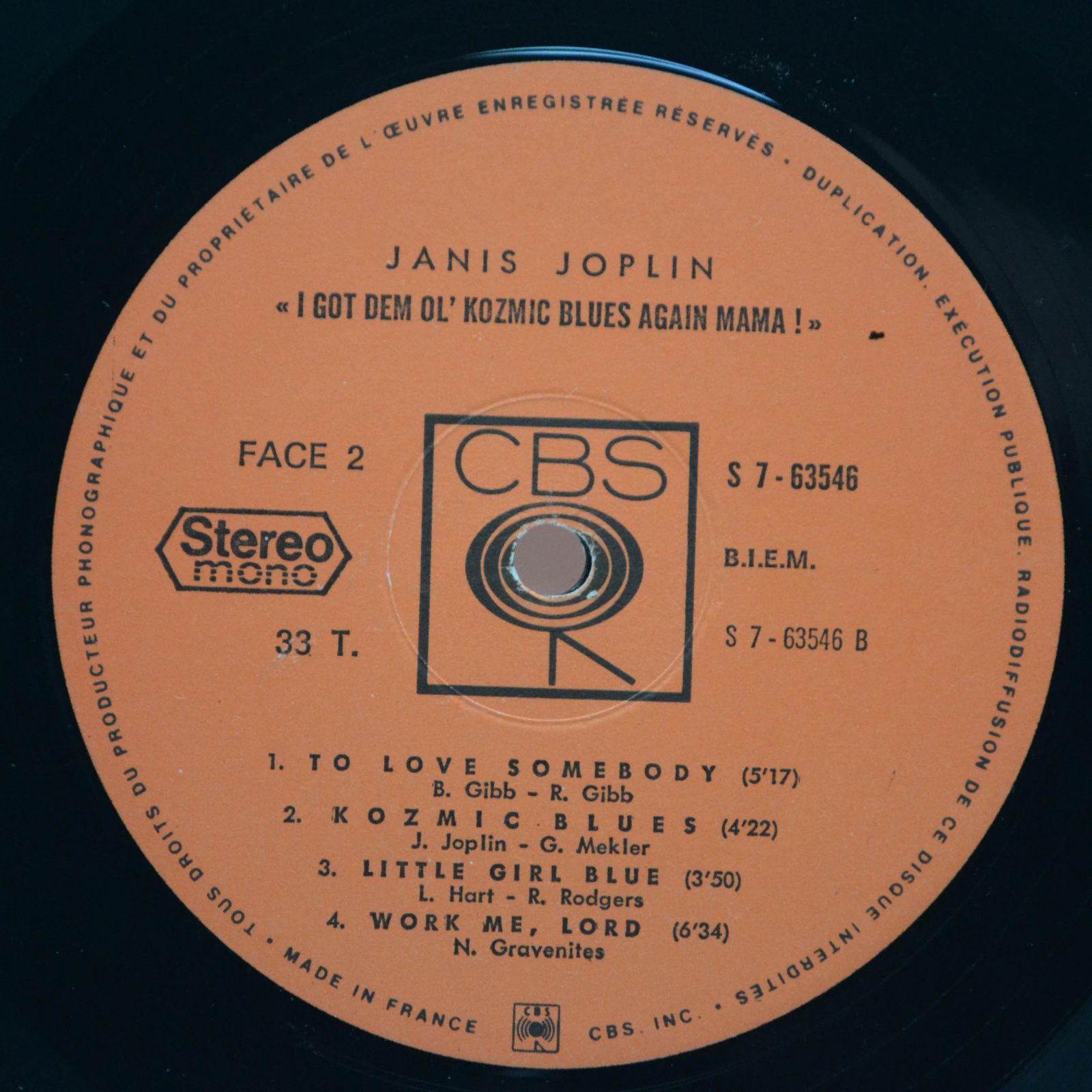 Janis Joplin — I Got Dem Ol' Kozmic Blues Again Mama!, 1969