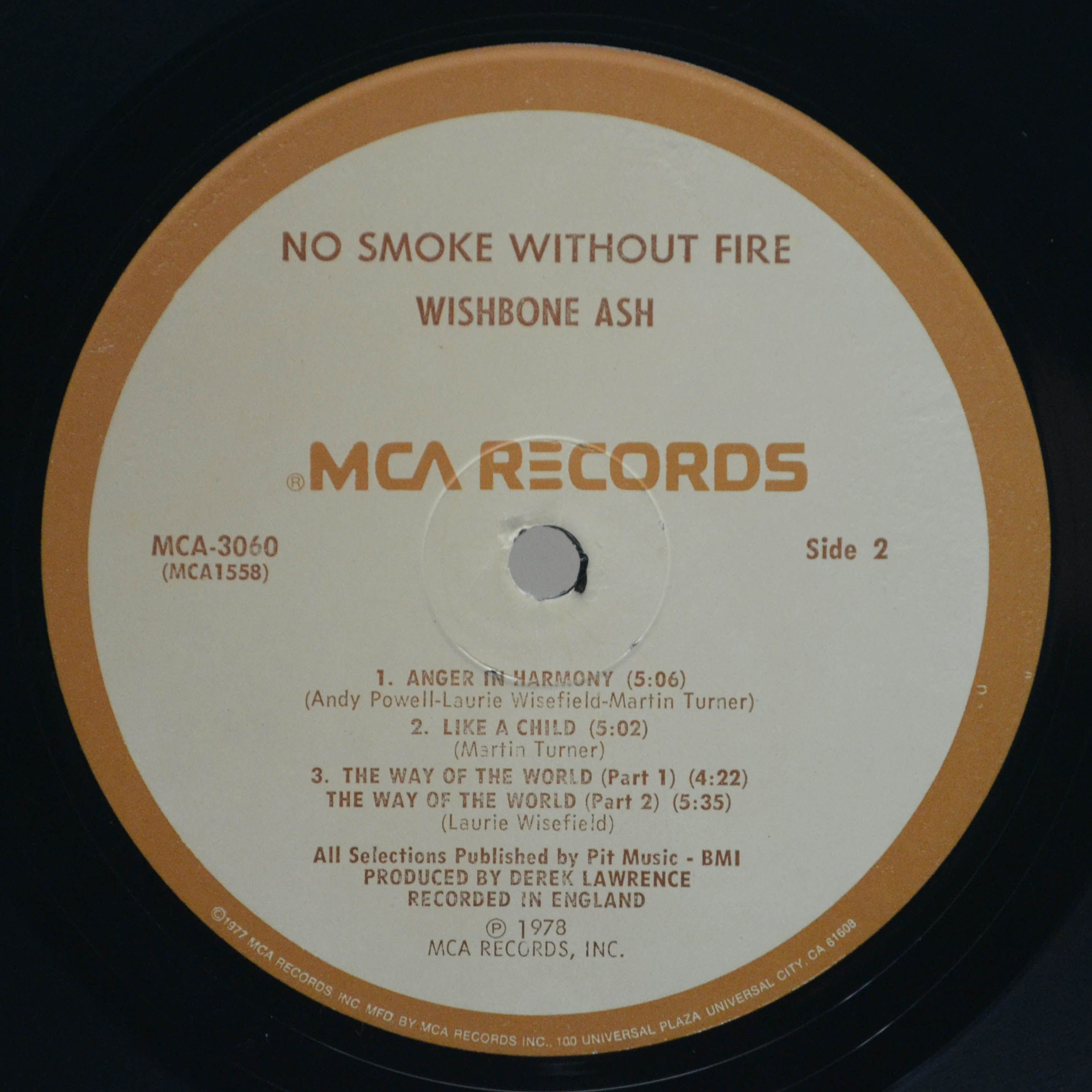 Wishbone Ash — No Smoke Without Fire (USA), 1978