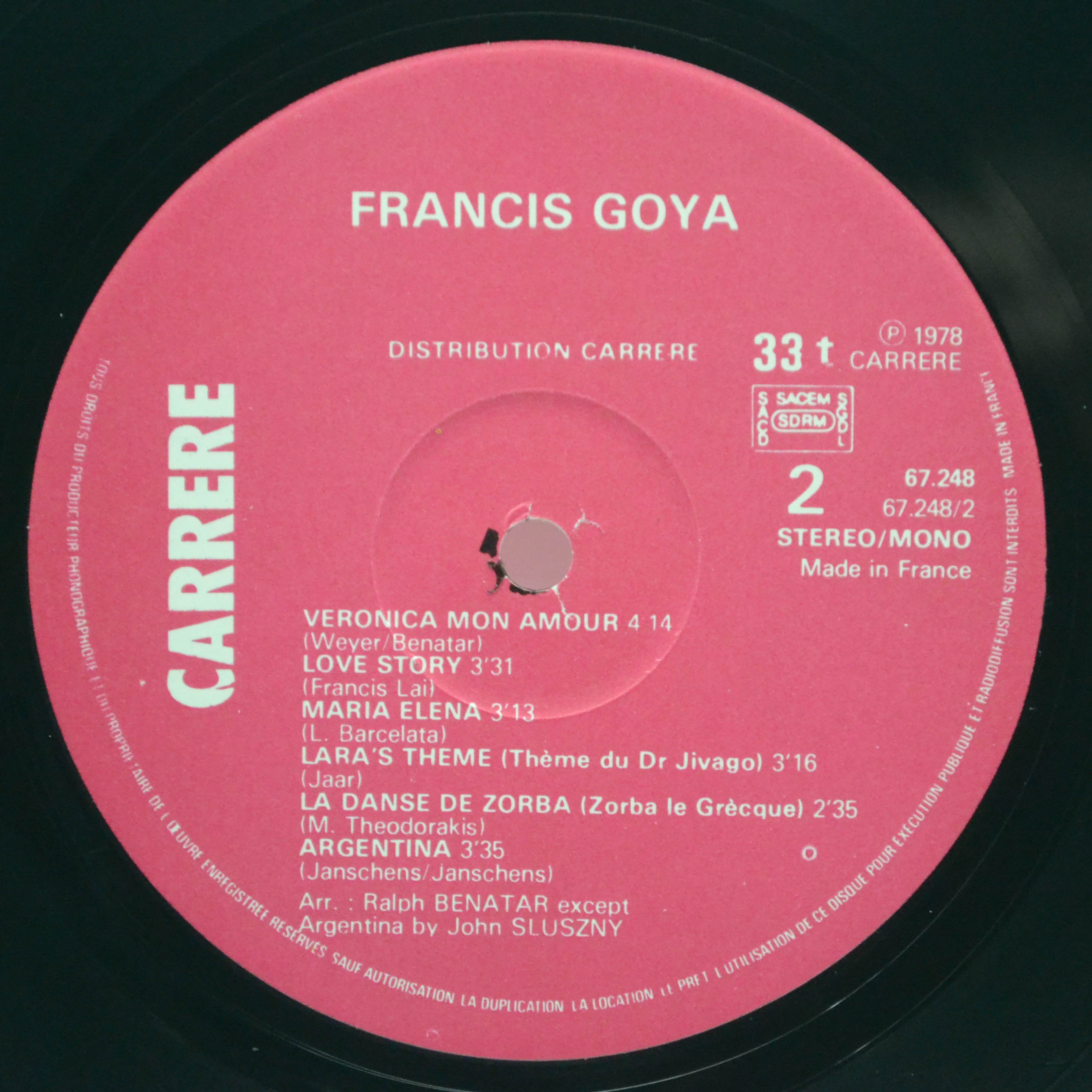 Francis Goya — Argentina, 1978