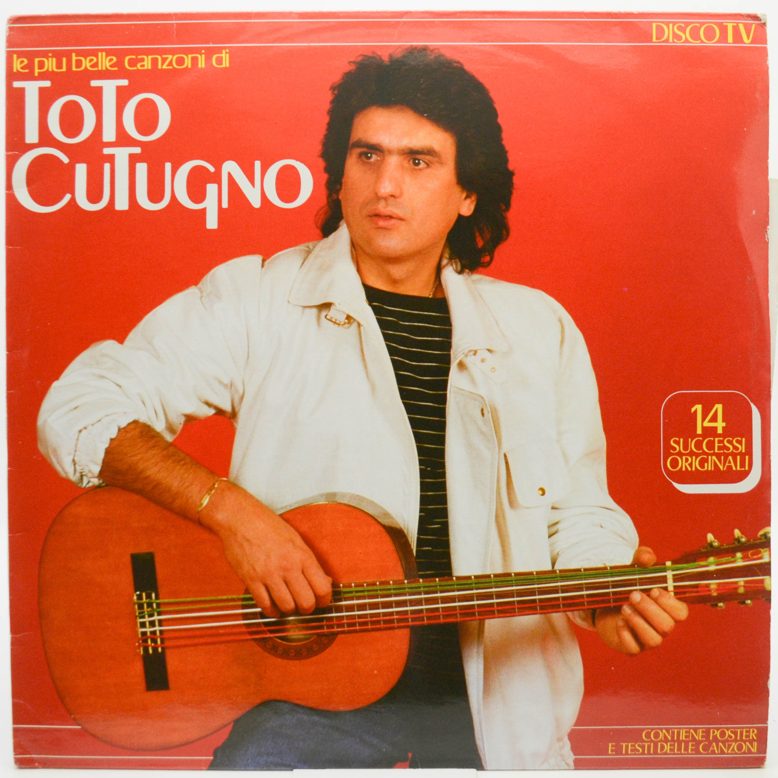 Toto Cutugno — Le Più Belle Canzoni Di Toto Cutugno (1-st, Italy, poster), 1986