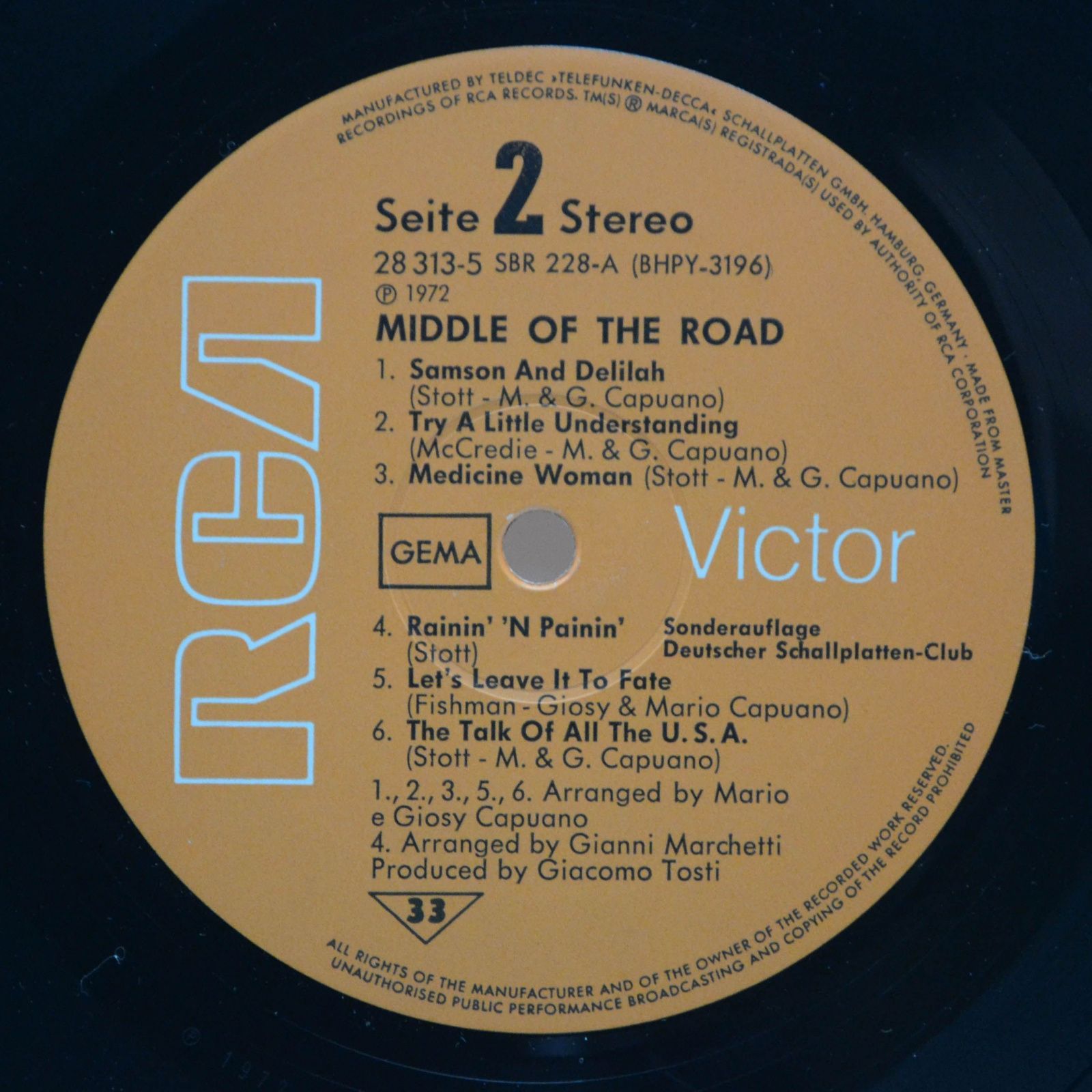 Middle Of The Road — Sacramento, 1972