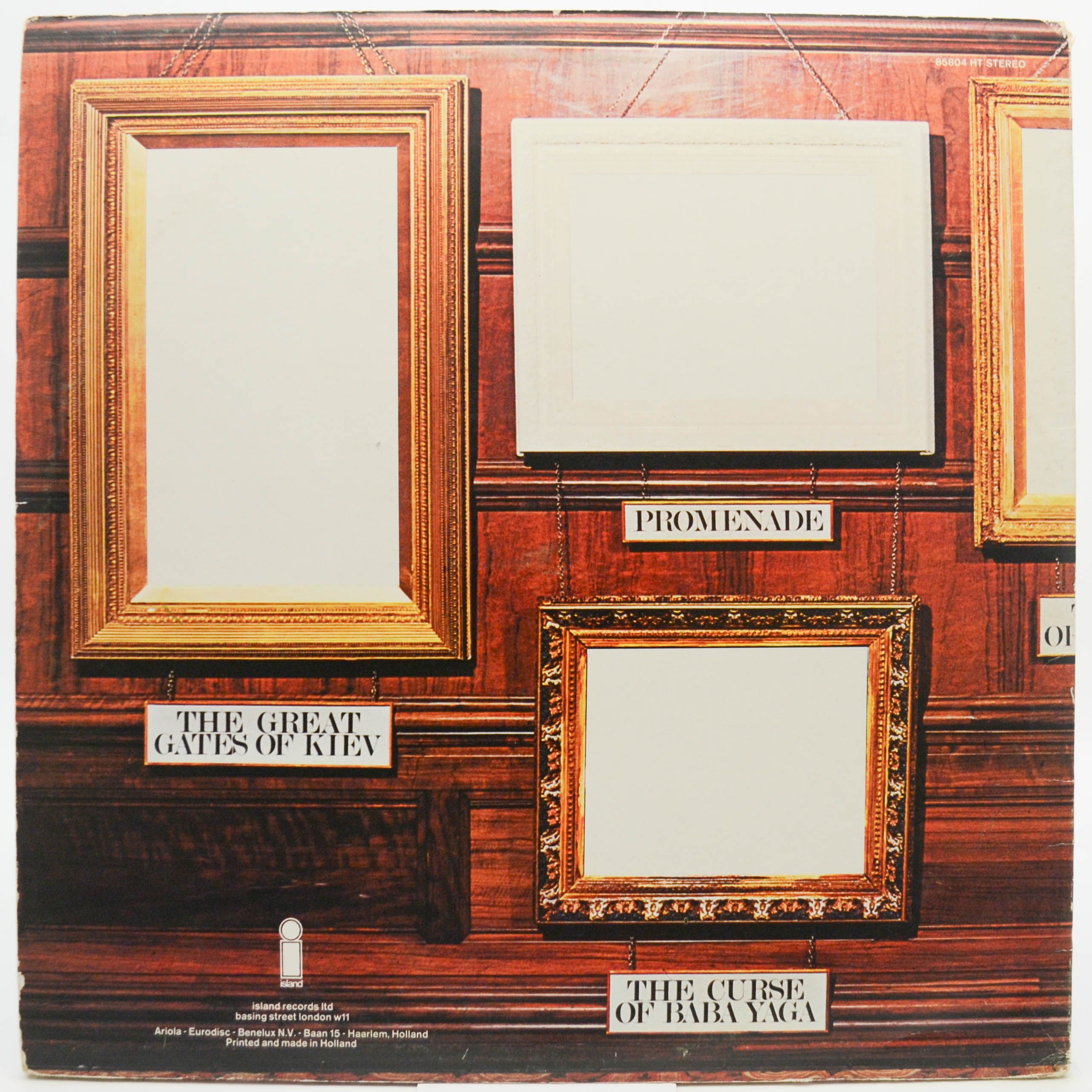 Emerson, Lake & Palmer — Pictures At An Exhibition, 1971