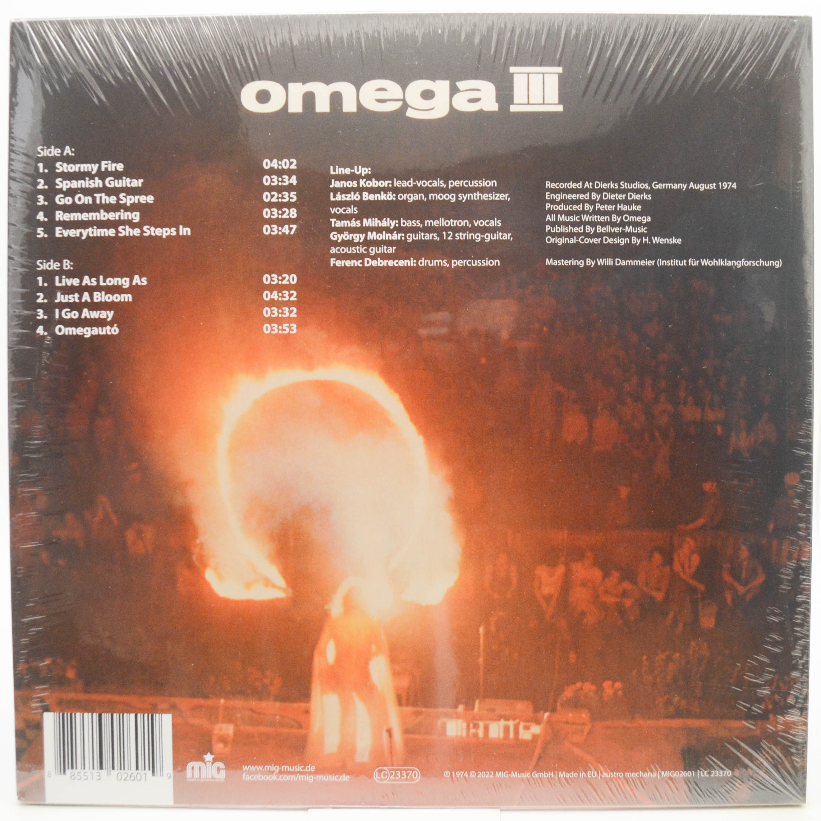 Omega — Omega III, 1974