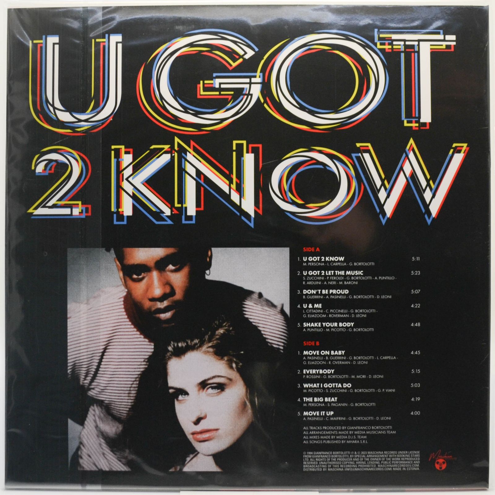 Cappella — U Got 2 Know, 1994