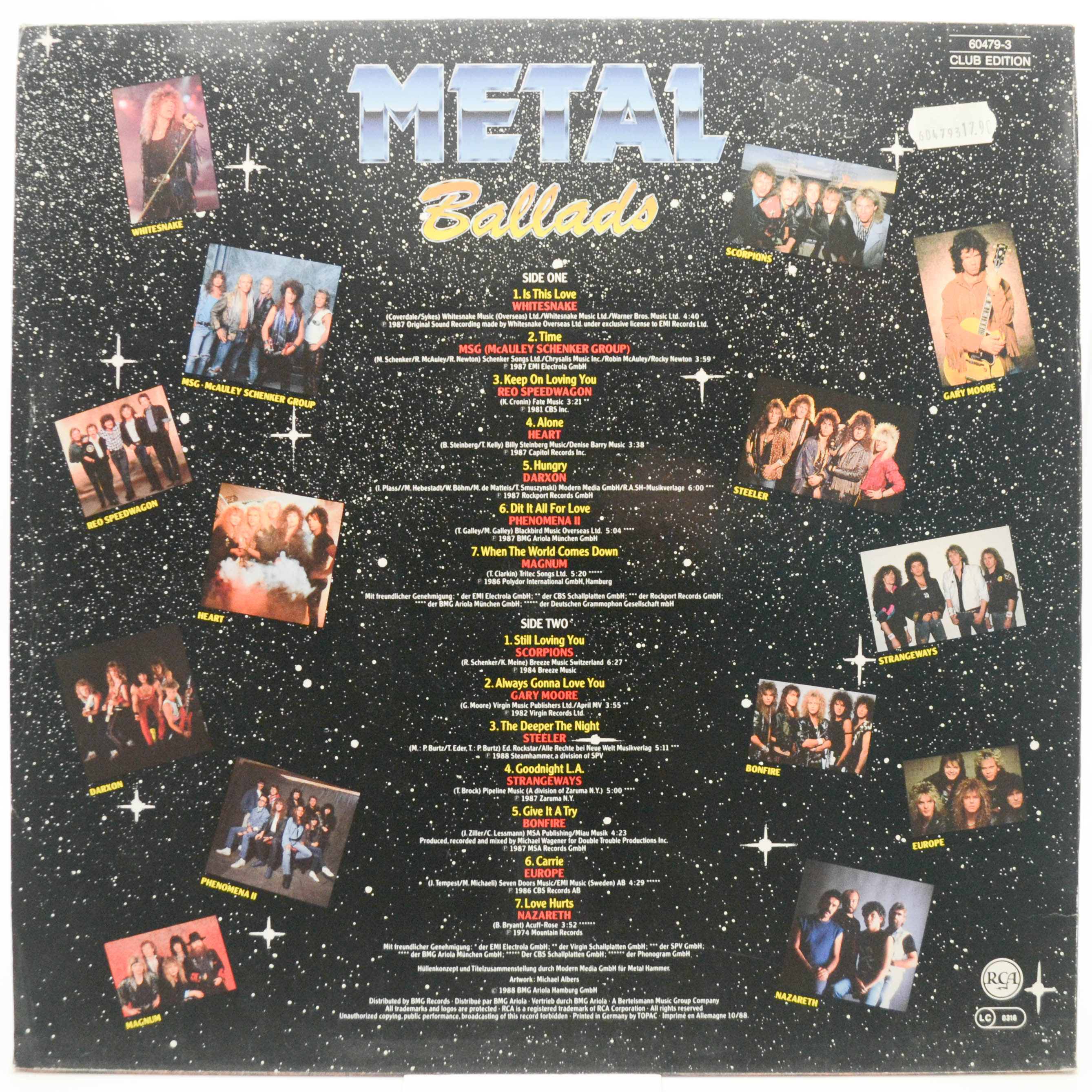 Various — Metal Ballads, 1988