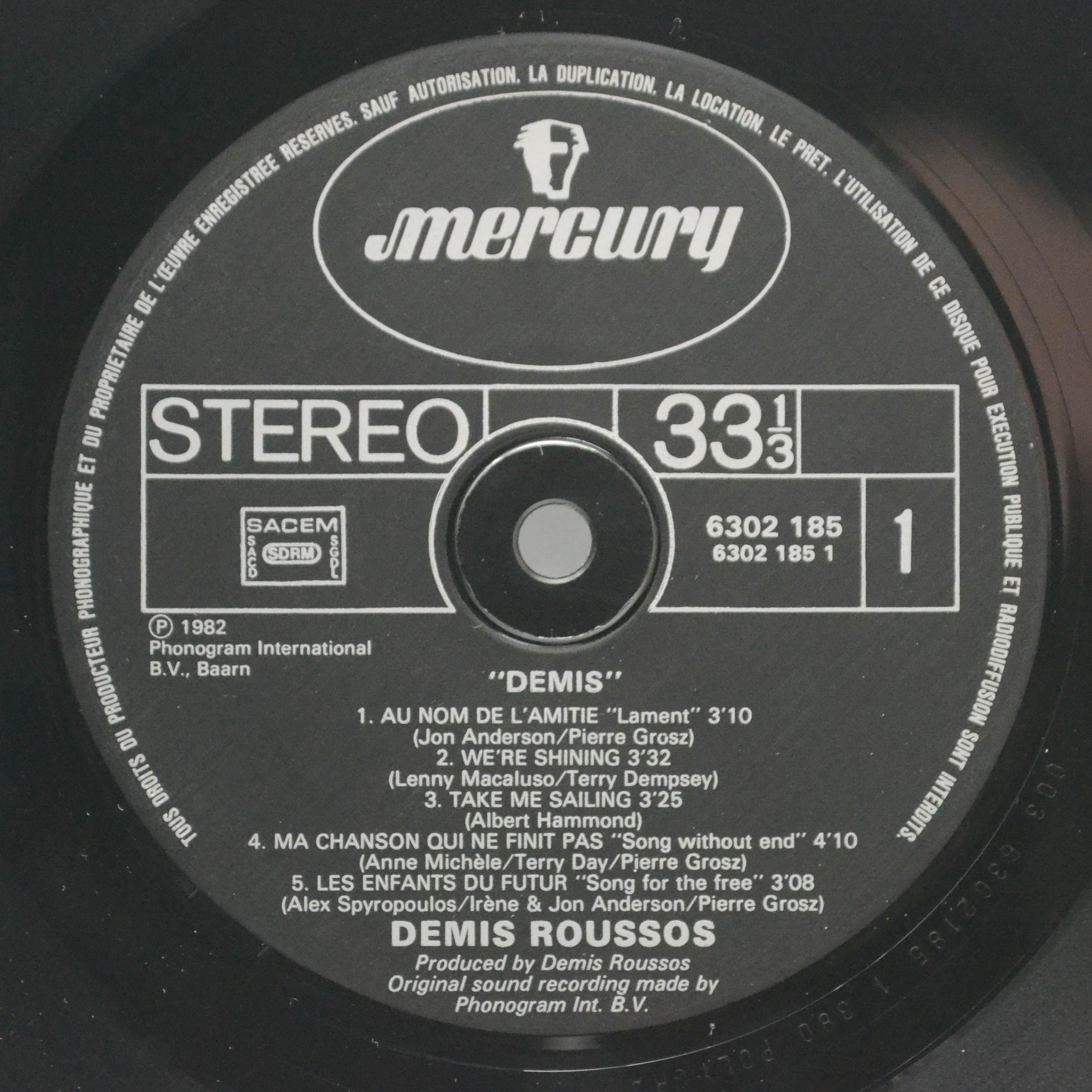 Demis Roussos — Demis (1-st, France), 1982