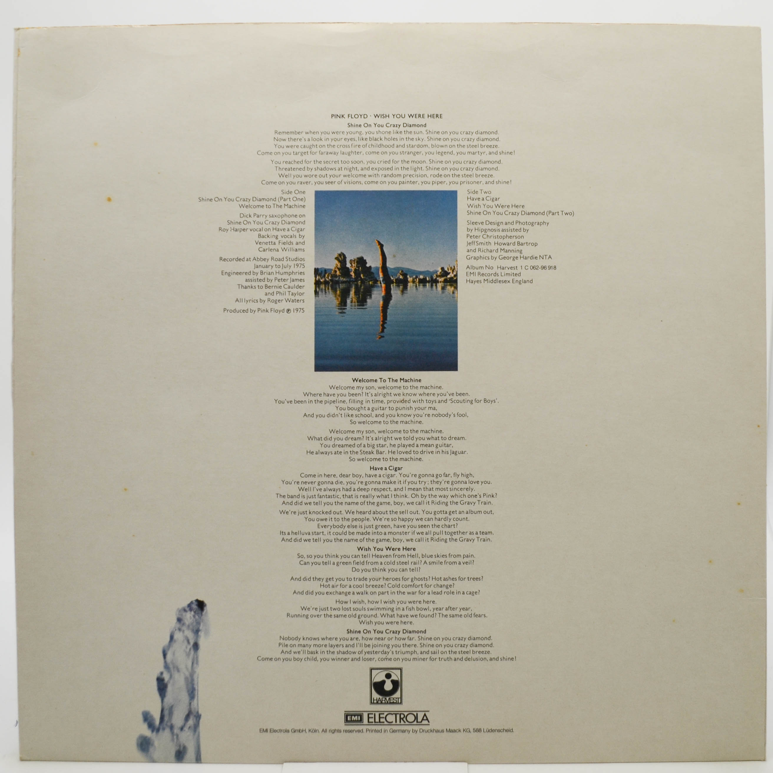 Pink Floyd — Wish You Were Here, 1975