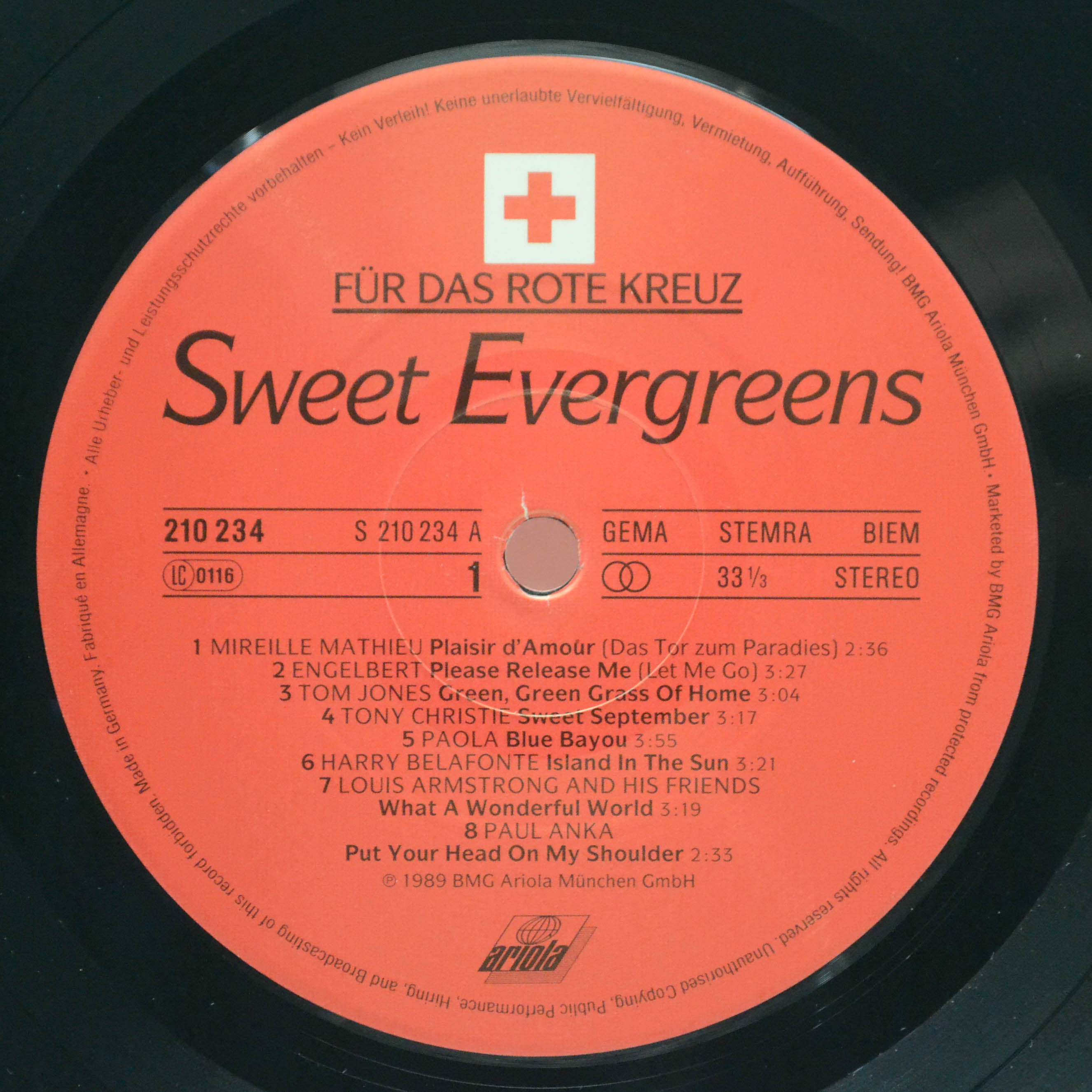 Various — Sweet Evergreens, 1989