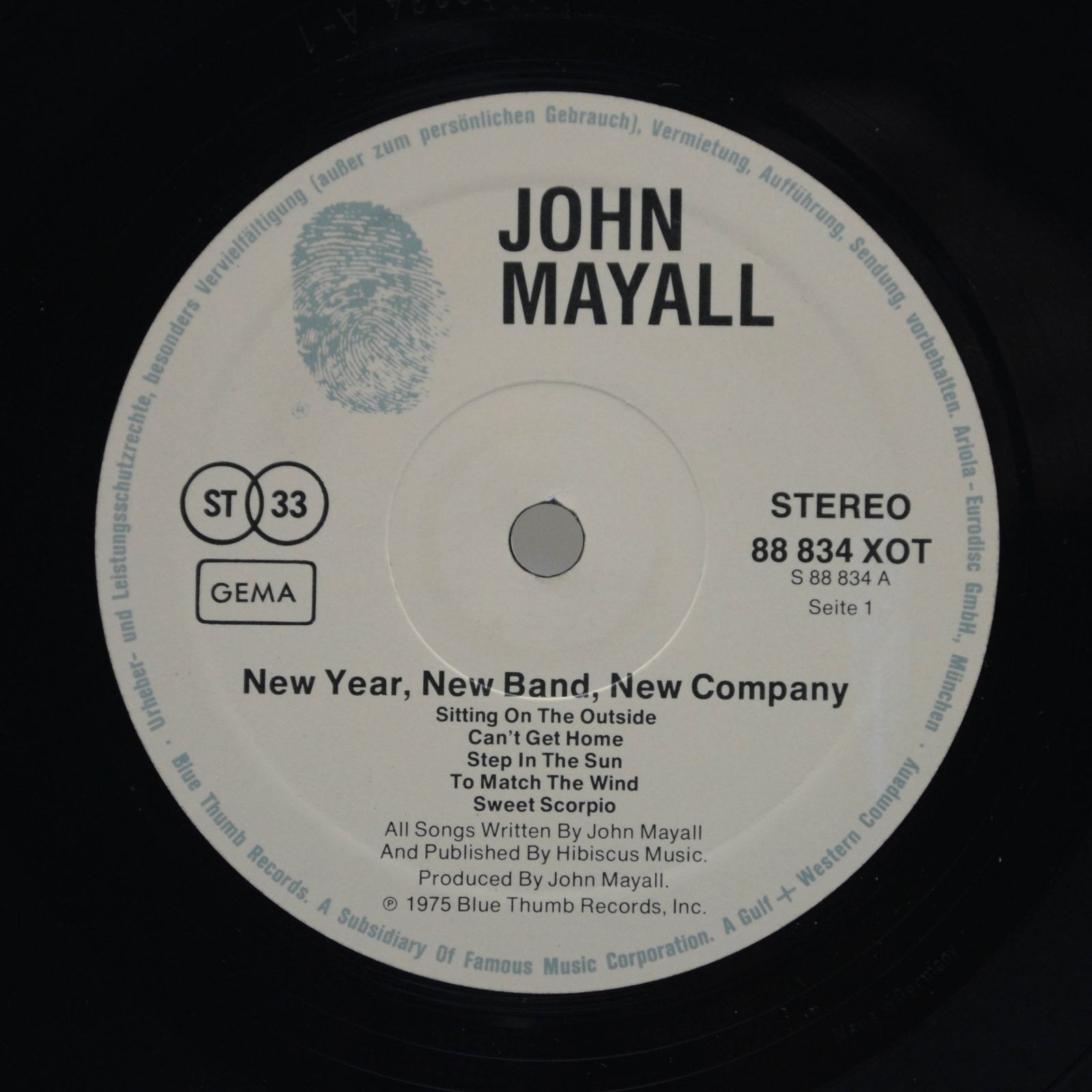 John Mayall — New Year, New Band, New Company, 1975