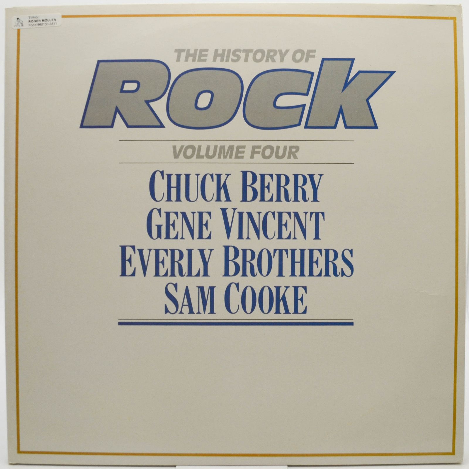 Chuck Berry / Gene Vincent / Everly Brothers / Sam Cooke — The History Of Rock (Volume Four) (2LP, UK), 1982